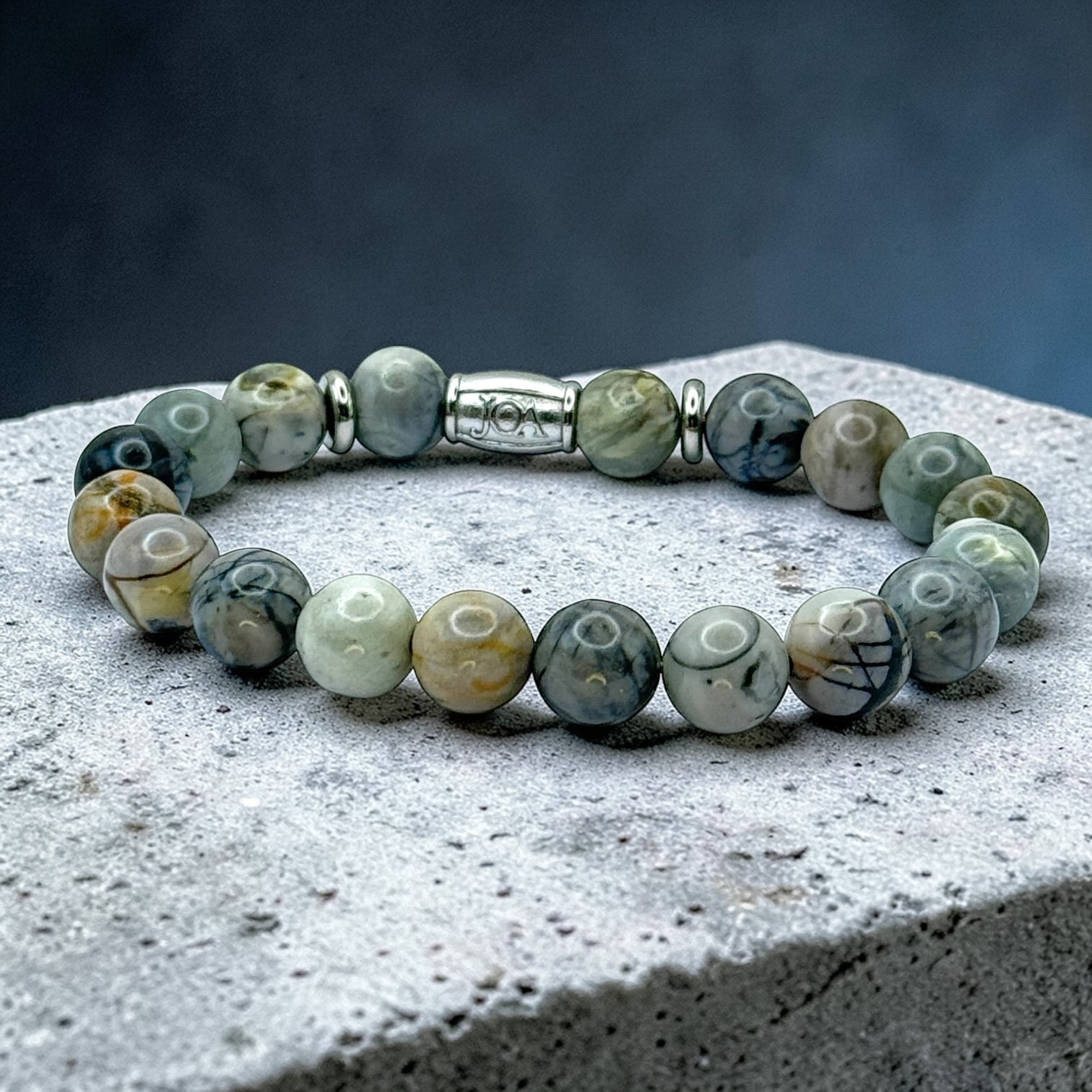 zwarte jaspis armband