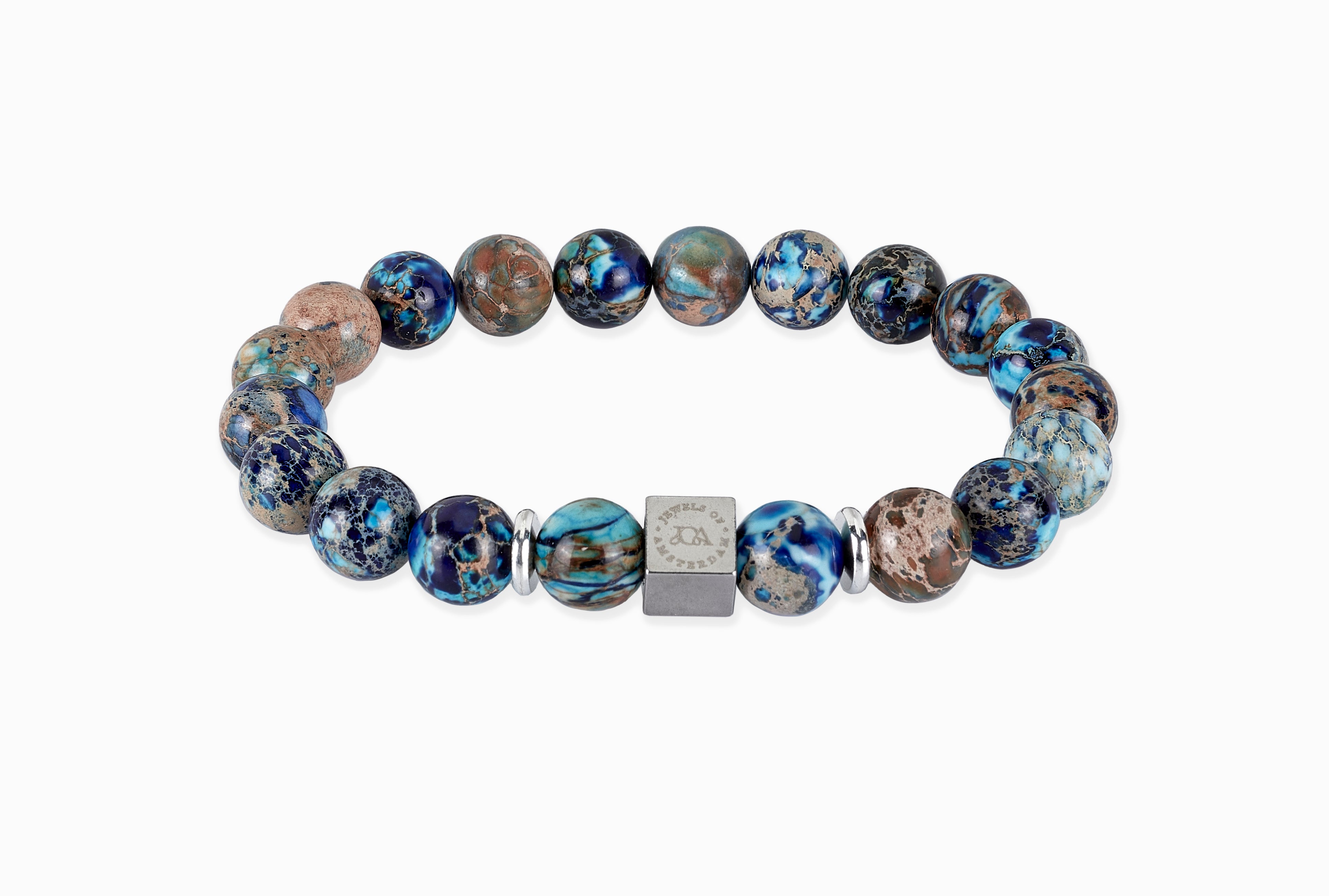 Map Jaspis armband - 10mm