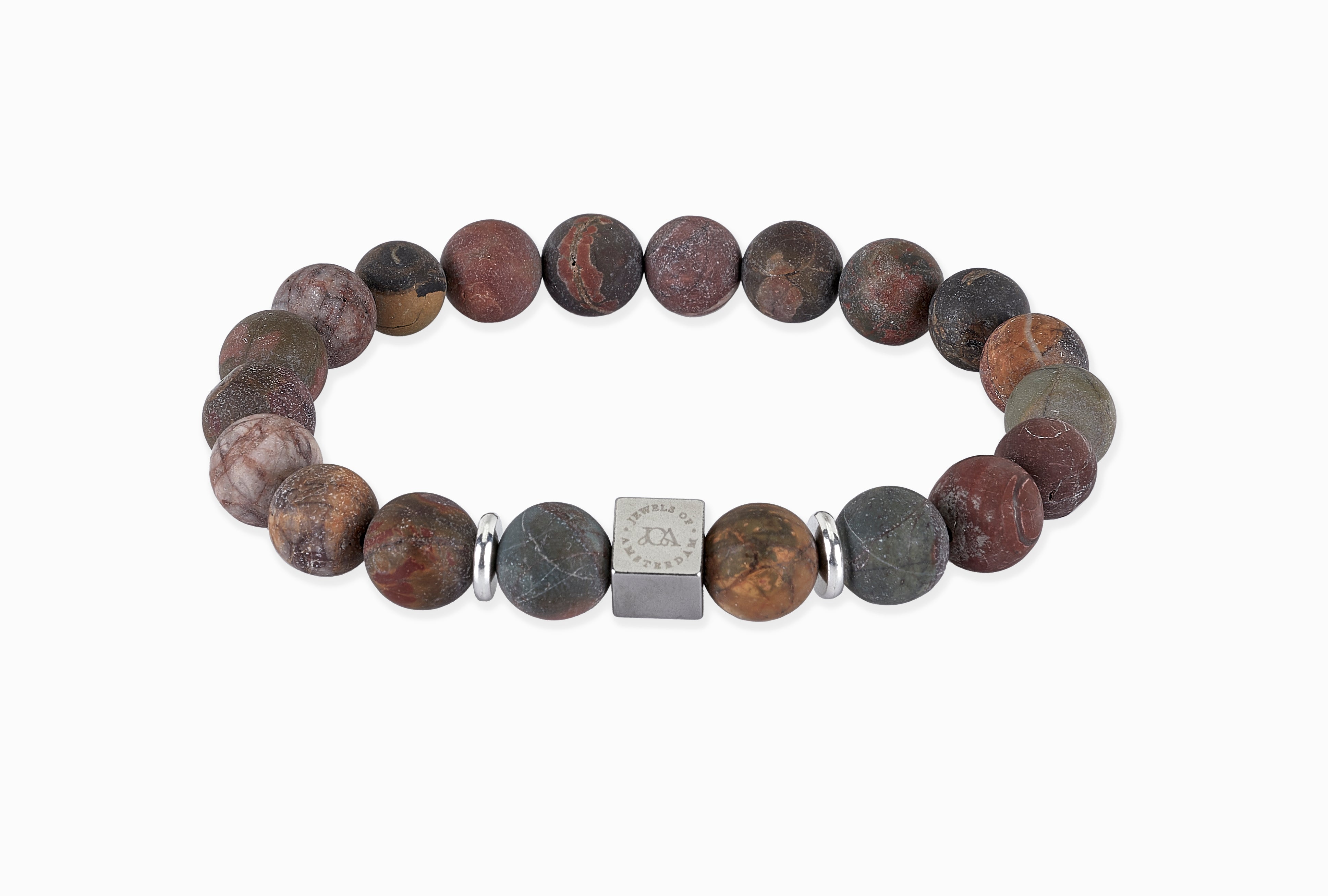 heren picasso edelteen armband zilver