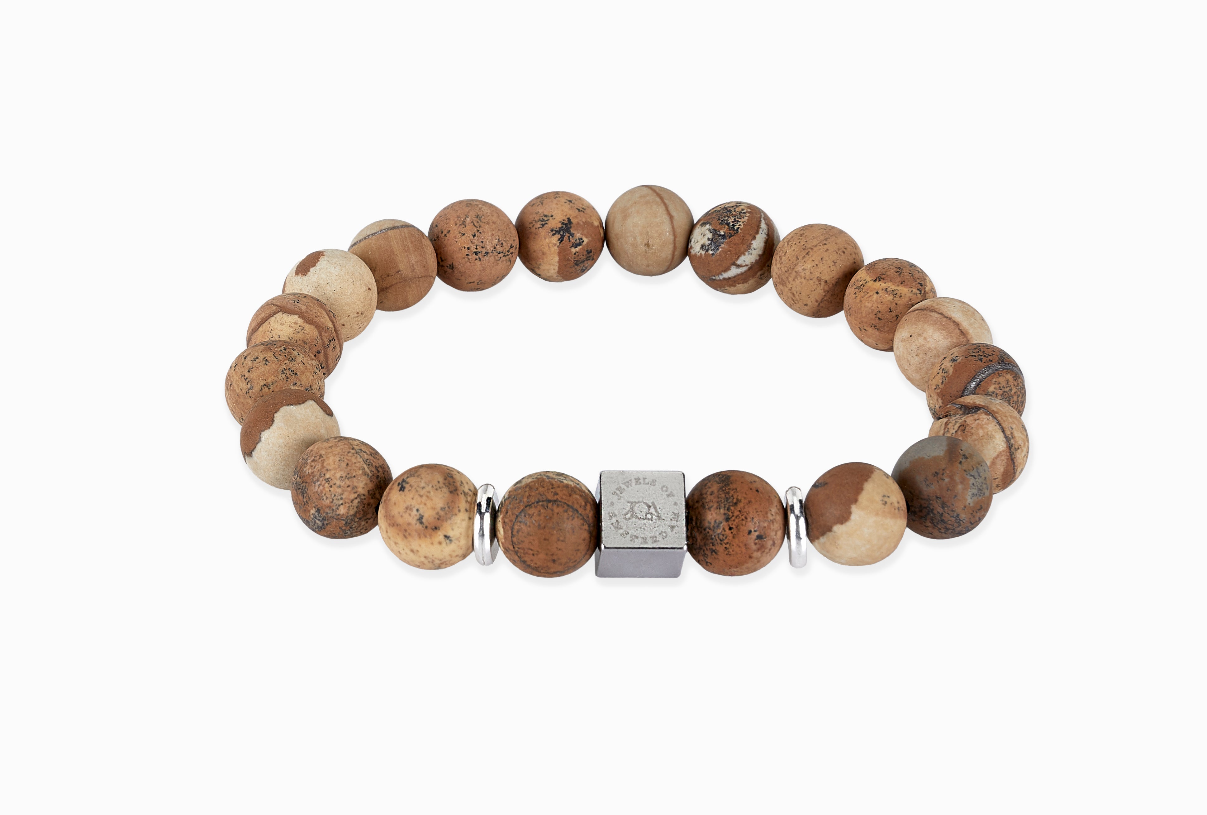 Map Jaspis armband - 10mm