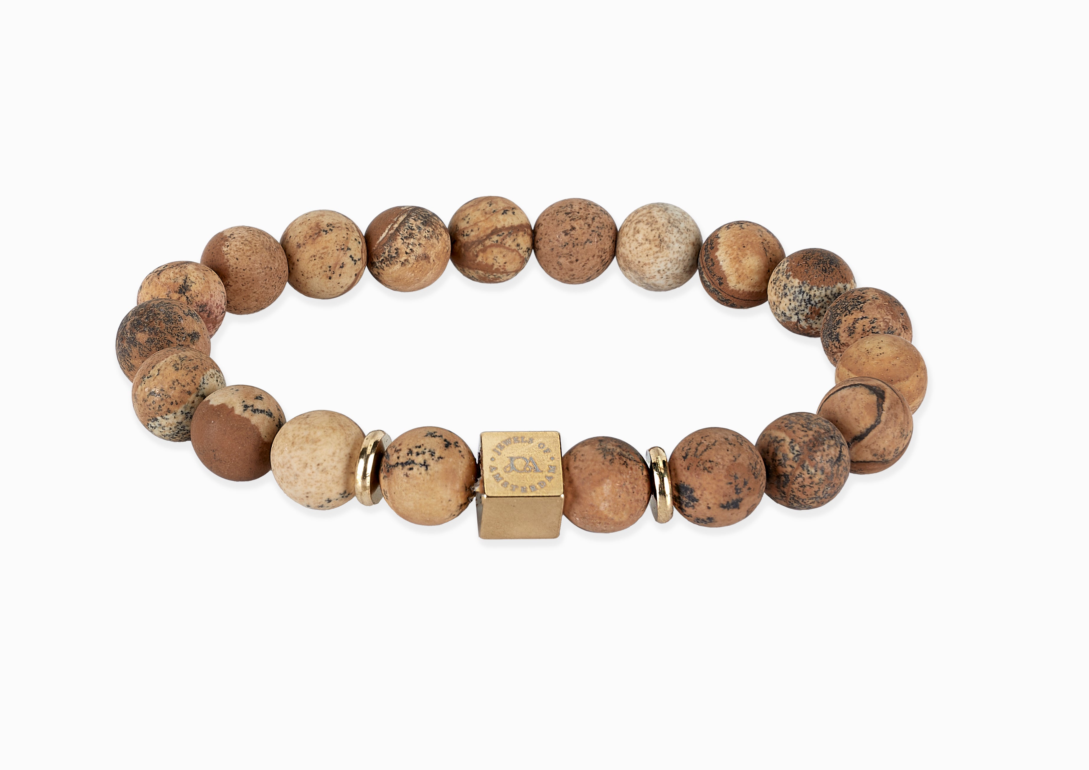 Map Jaspis armband - 10mm
