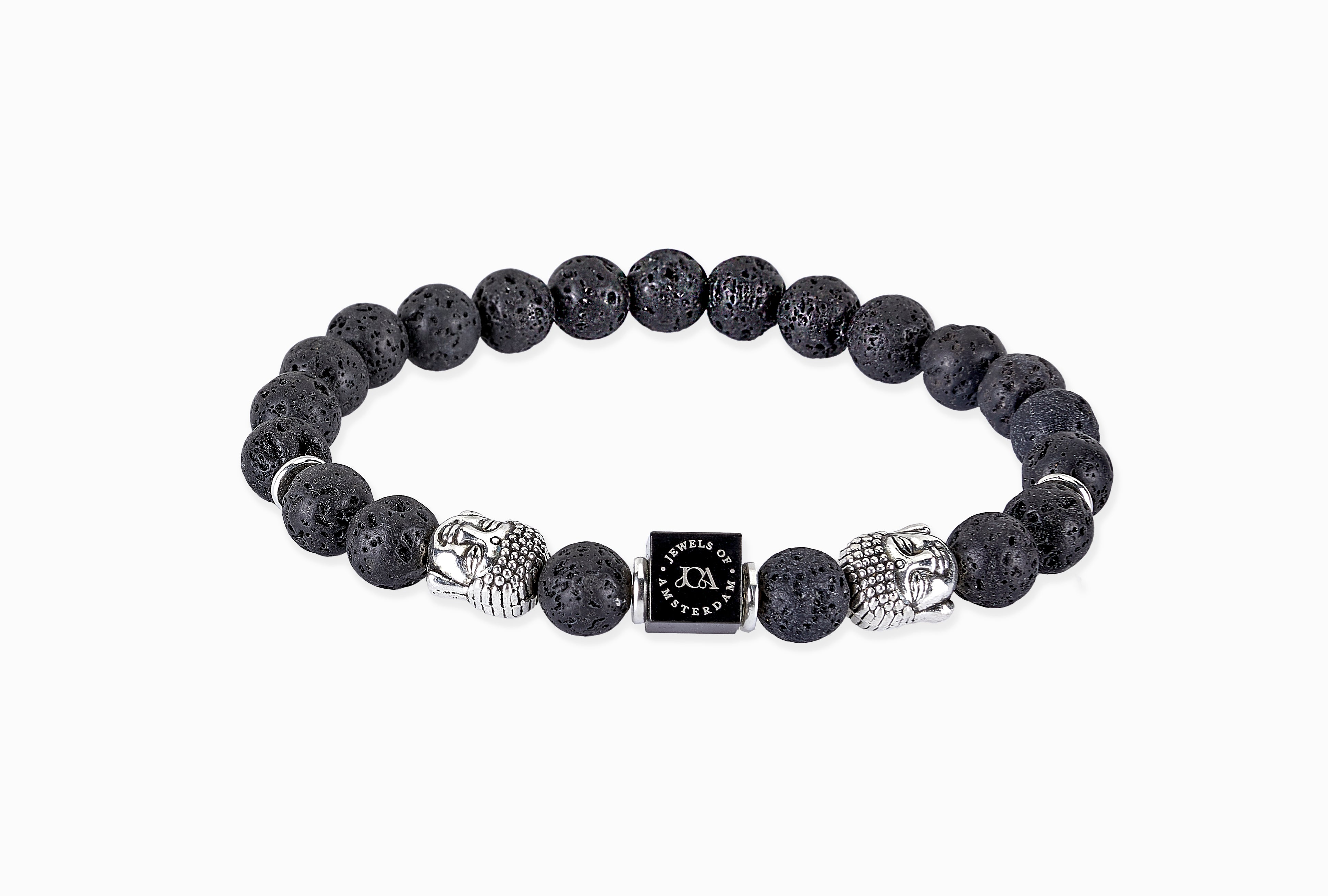 Picasso Jaspis Boeddha armband - 8mm