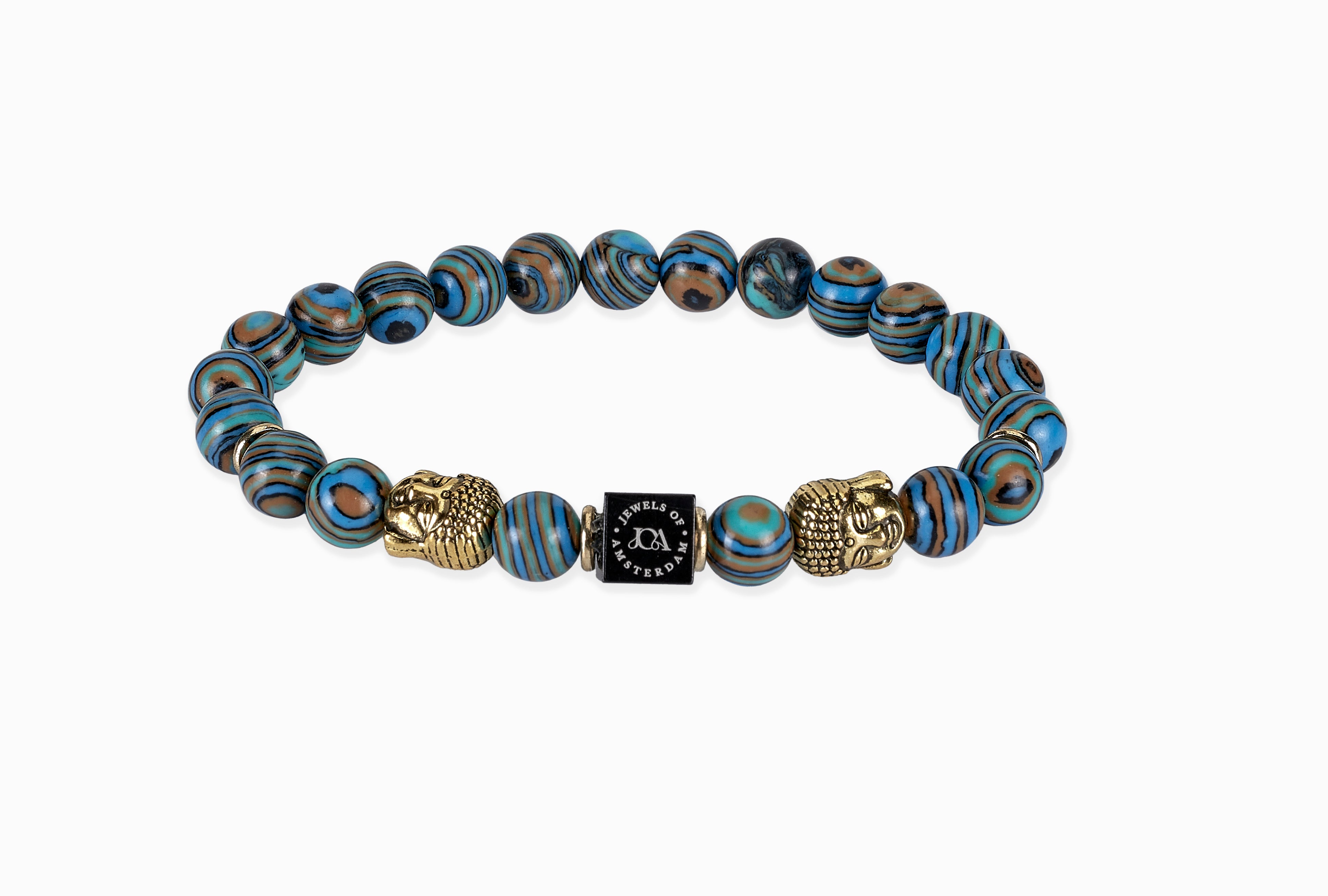 Picasso Jaspis Boeddha armband - 8mm