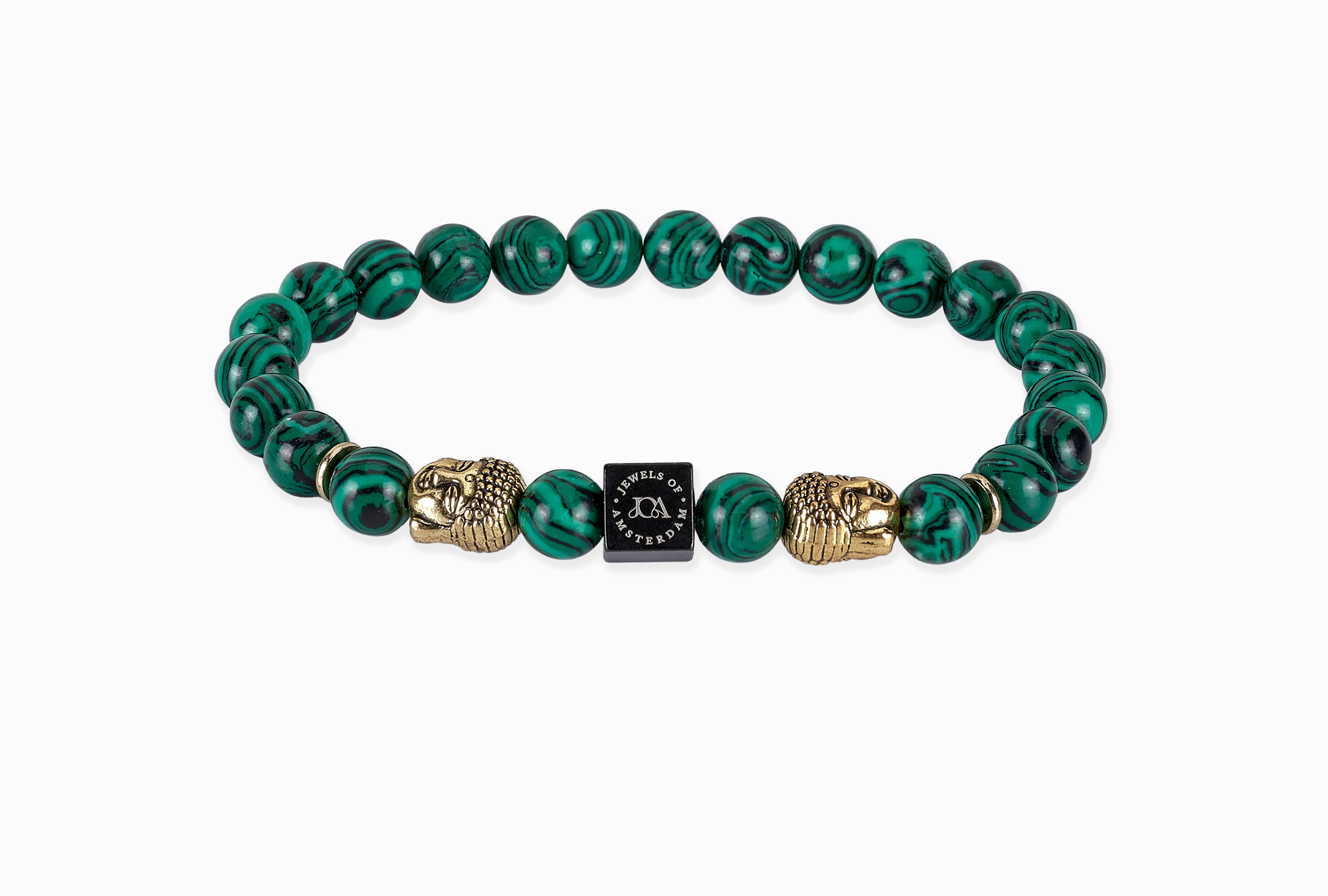 Picasso Jaspis Boeddha armband - 8mm