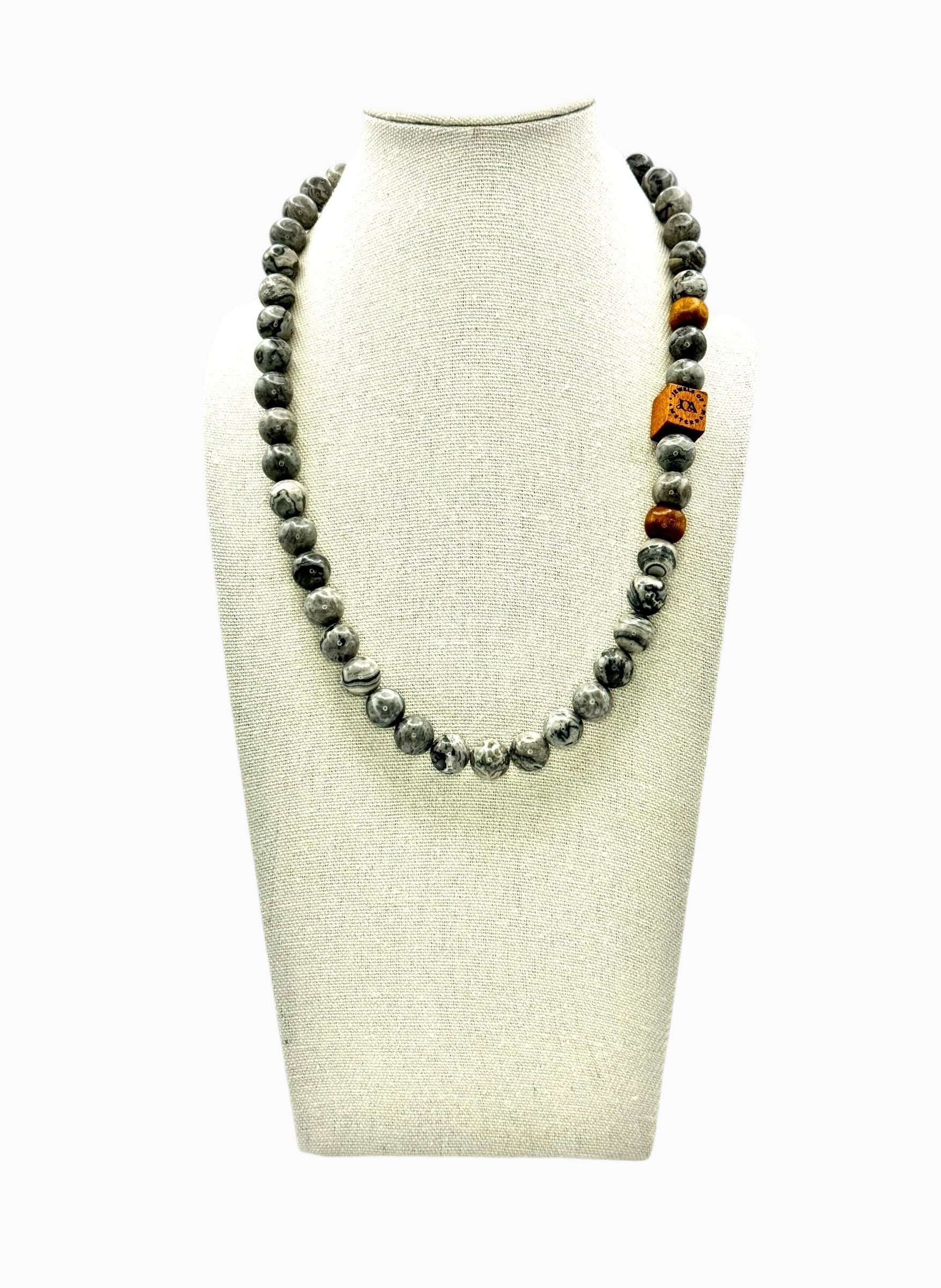 Picasso Jaspis ketting - 10mm