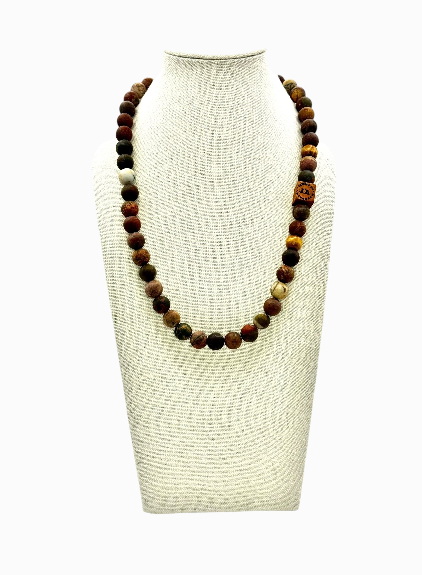 Picasso Jaspis ketting - 10mm