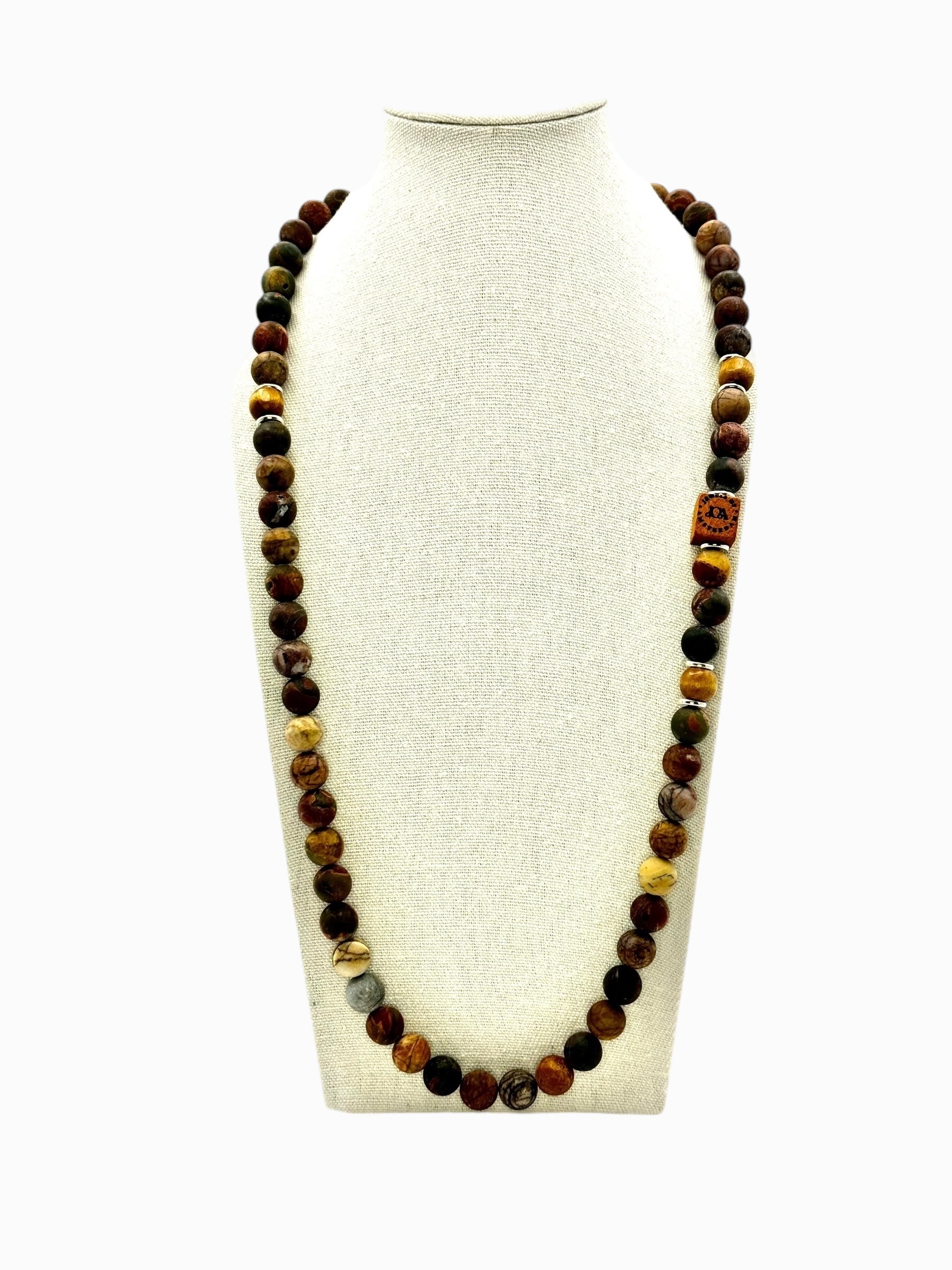 Picasso Jaspis ketting - 10mm
