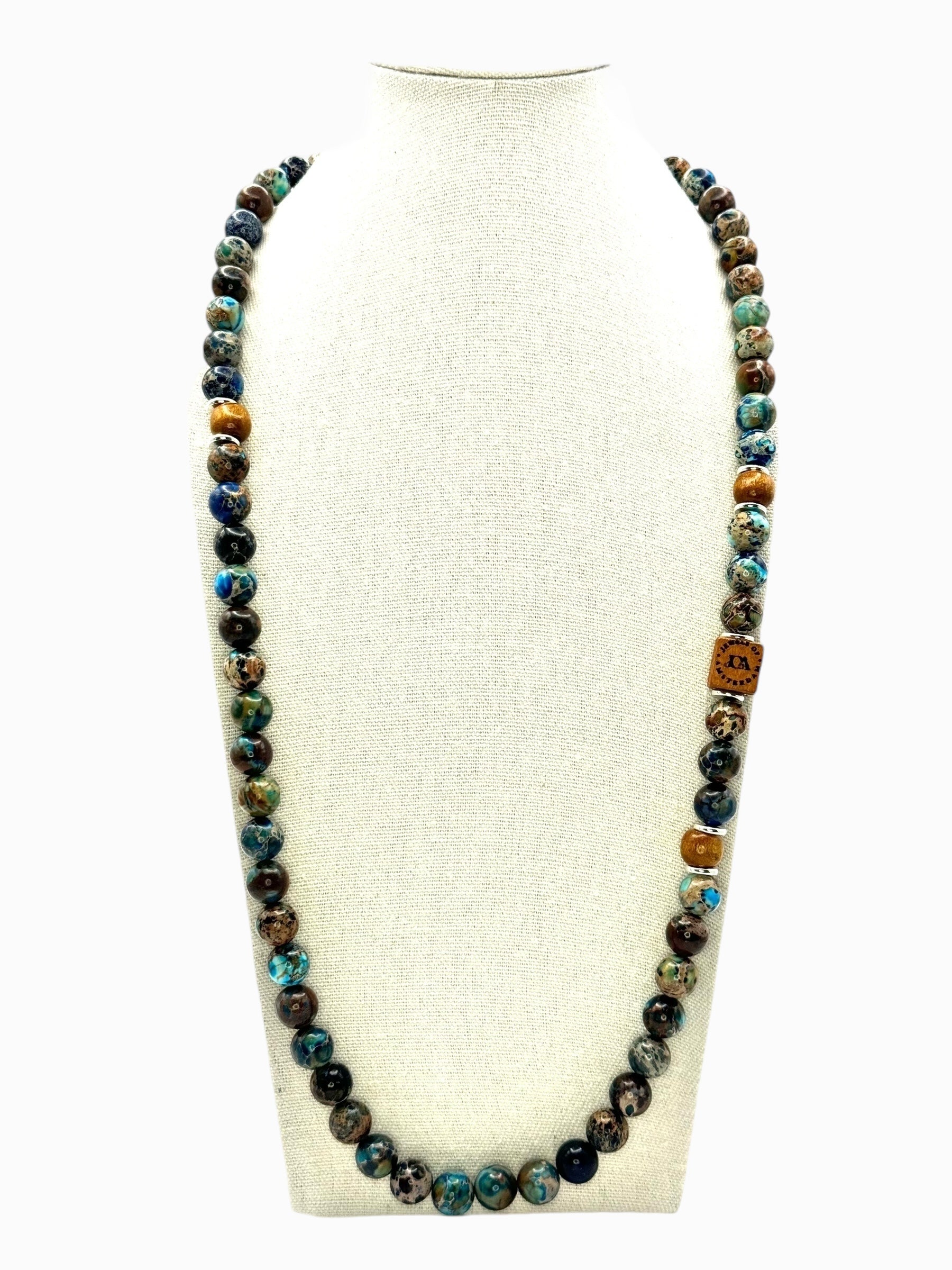 Picasso Jaspis ketting - 10mm