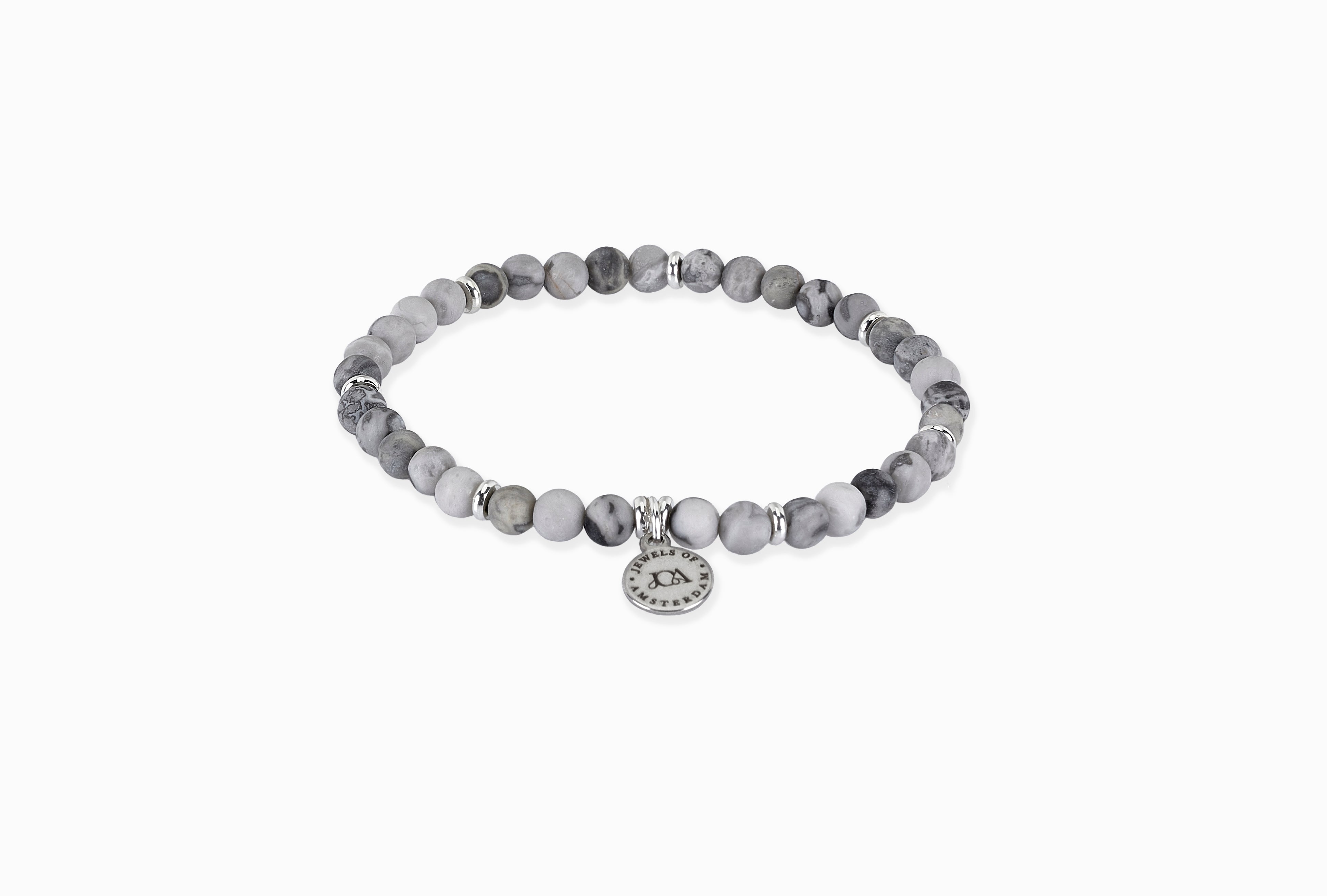 Lavasteen armband - 4mm