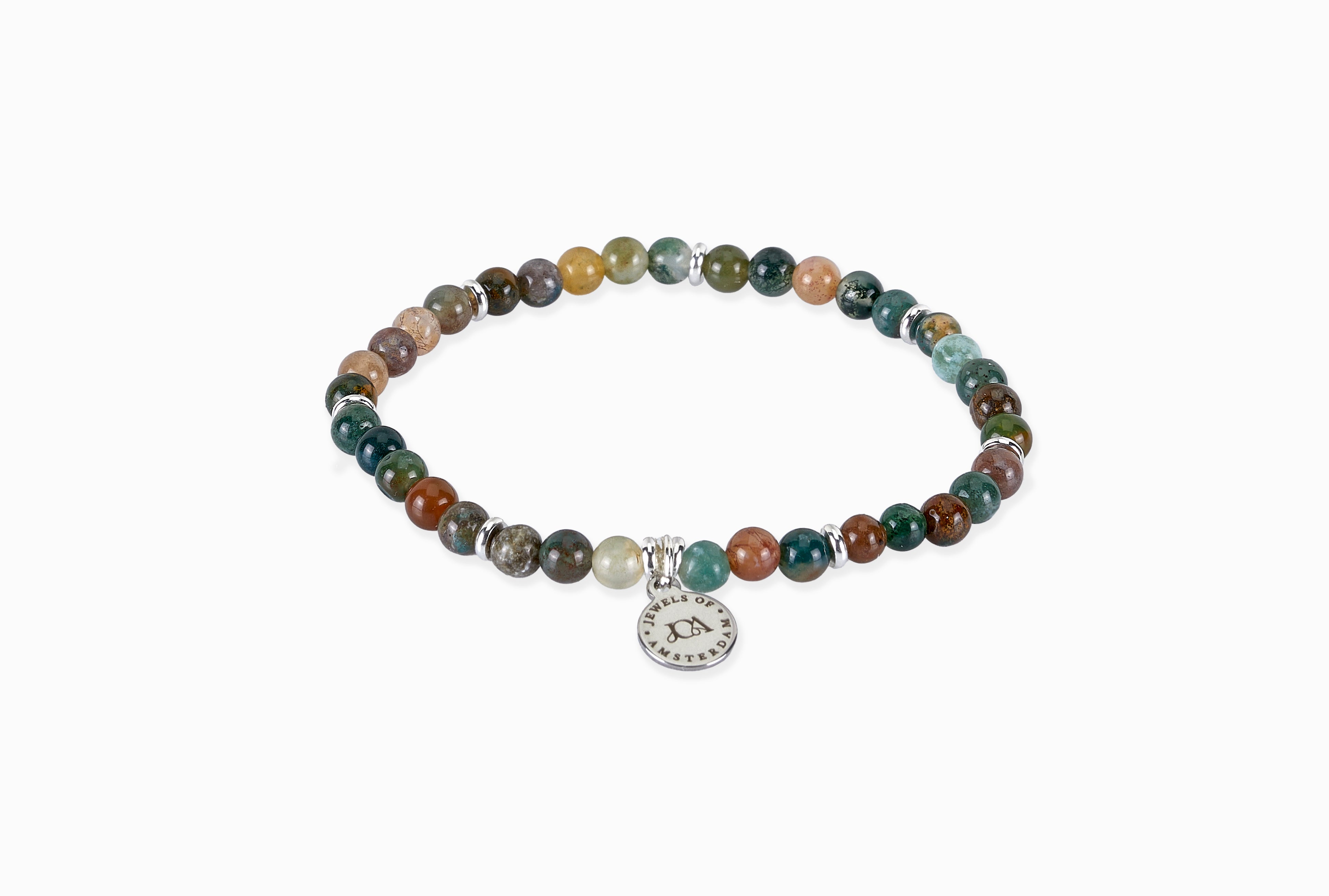 Lavasteen armband - 4mm