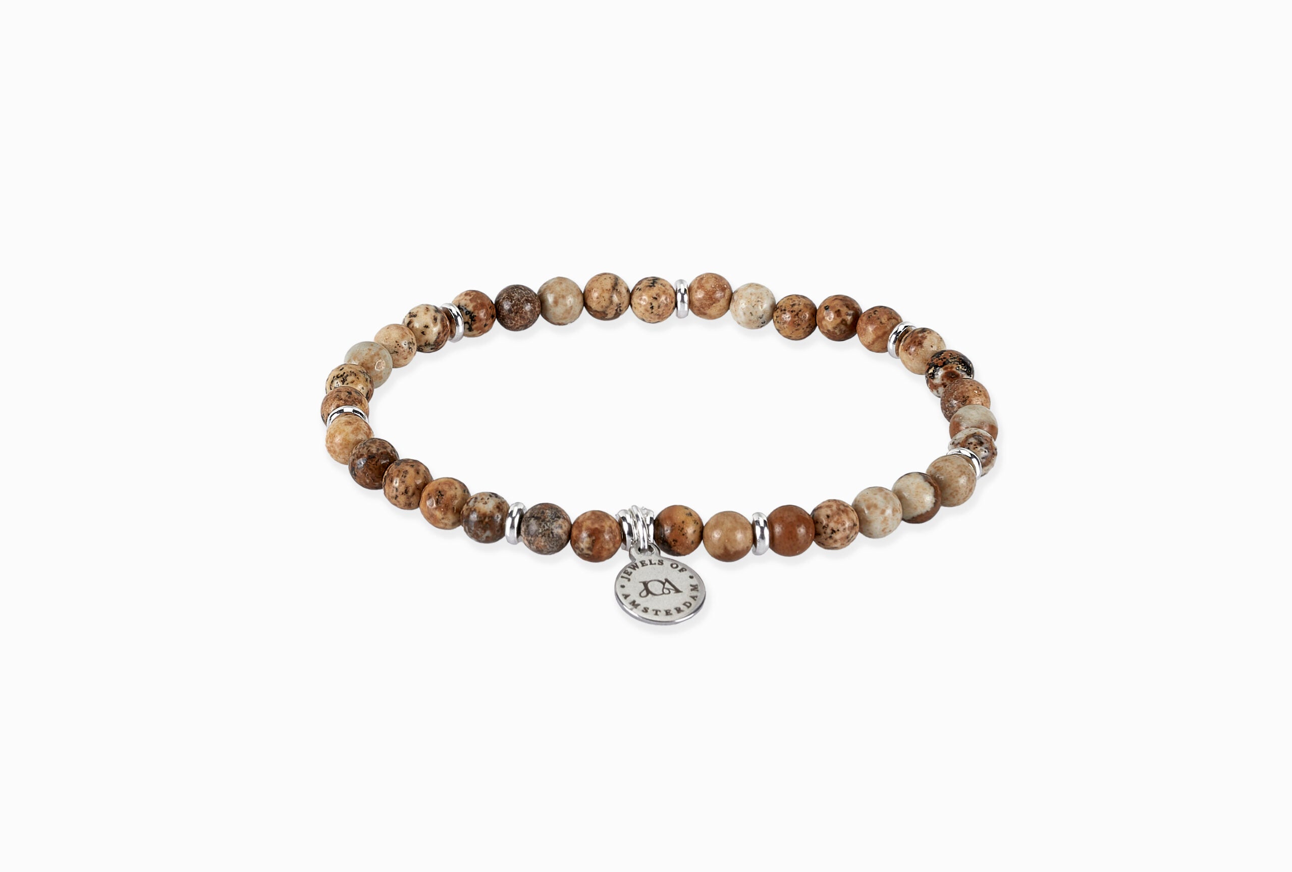 subtiel dames picture jaspis edelsteen armband