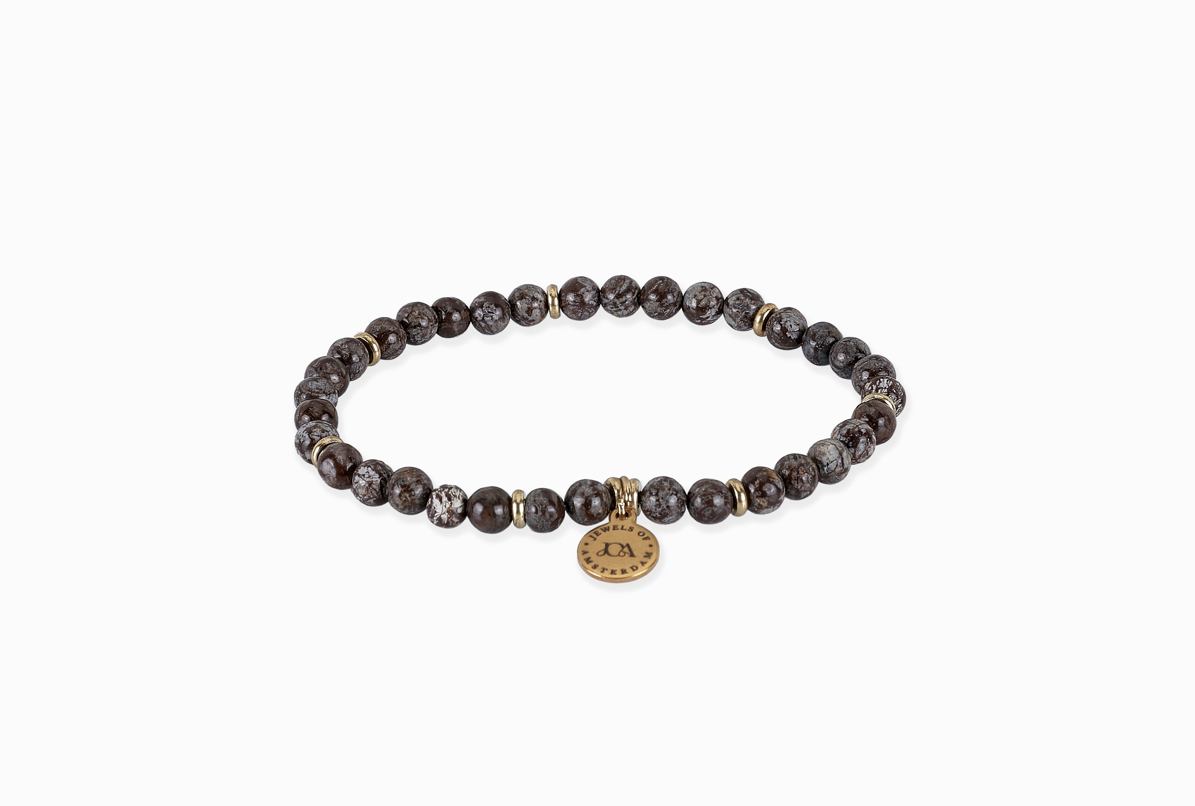 Lavasteen armband - 4mm