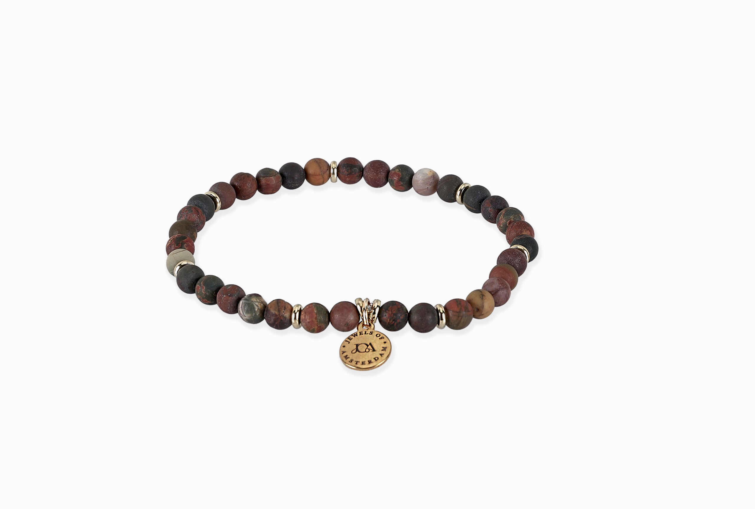 Lavasteen armband - 4mm