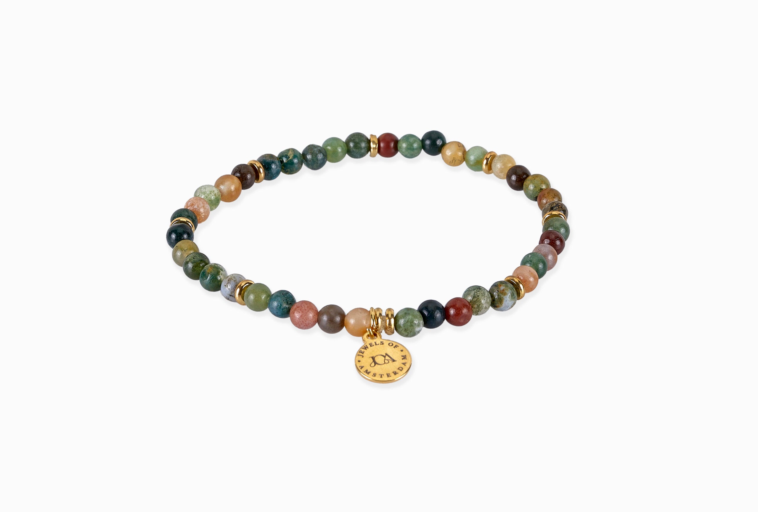 Lavasteen armband - 4mm