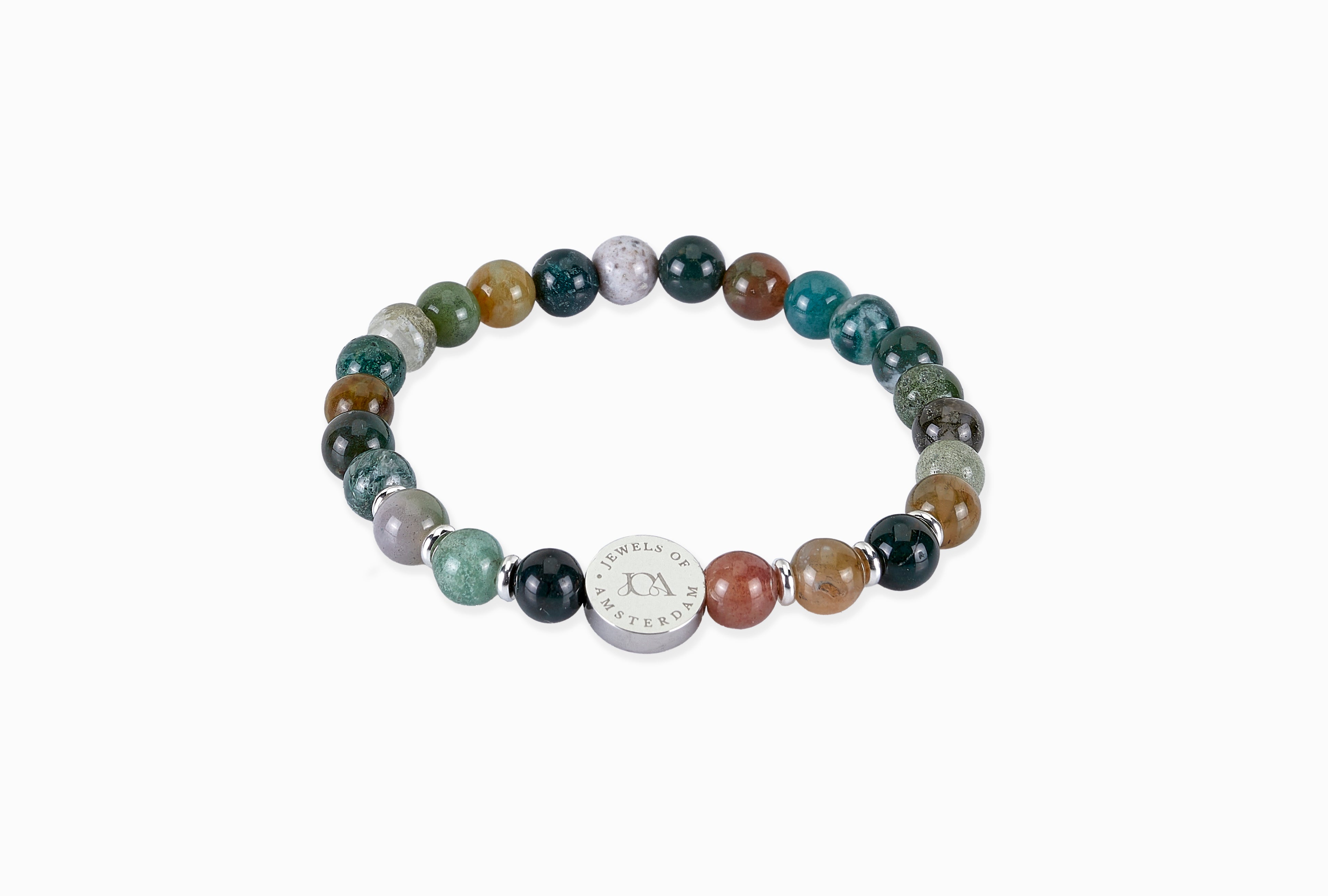 Lavasteen armband - 6mm