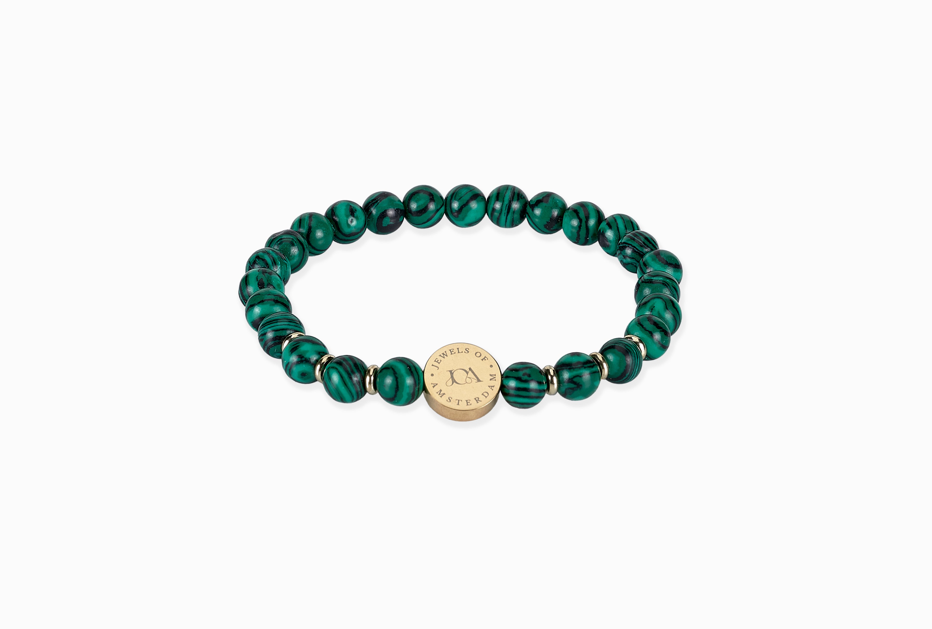 Lavasteen armband - 6mm