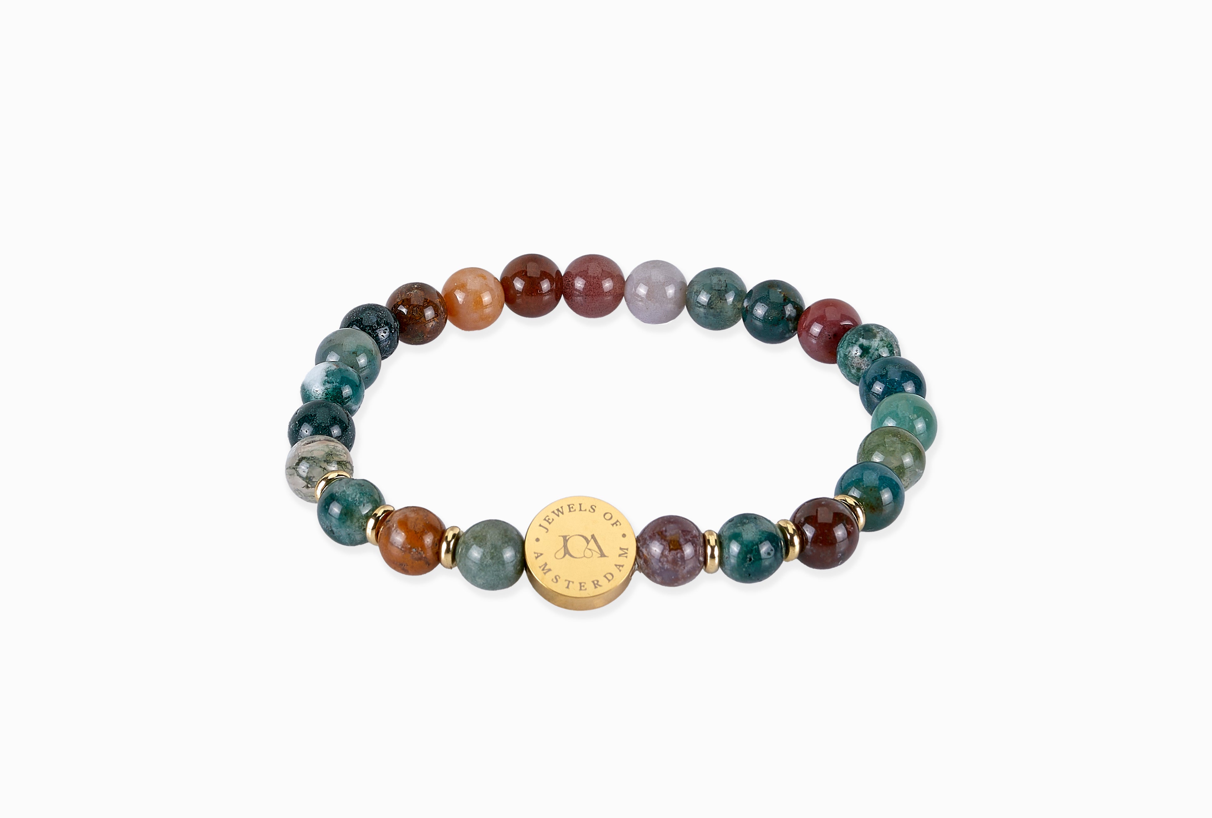 Lavasteen armband - 6mm