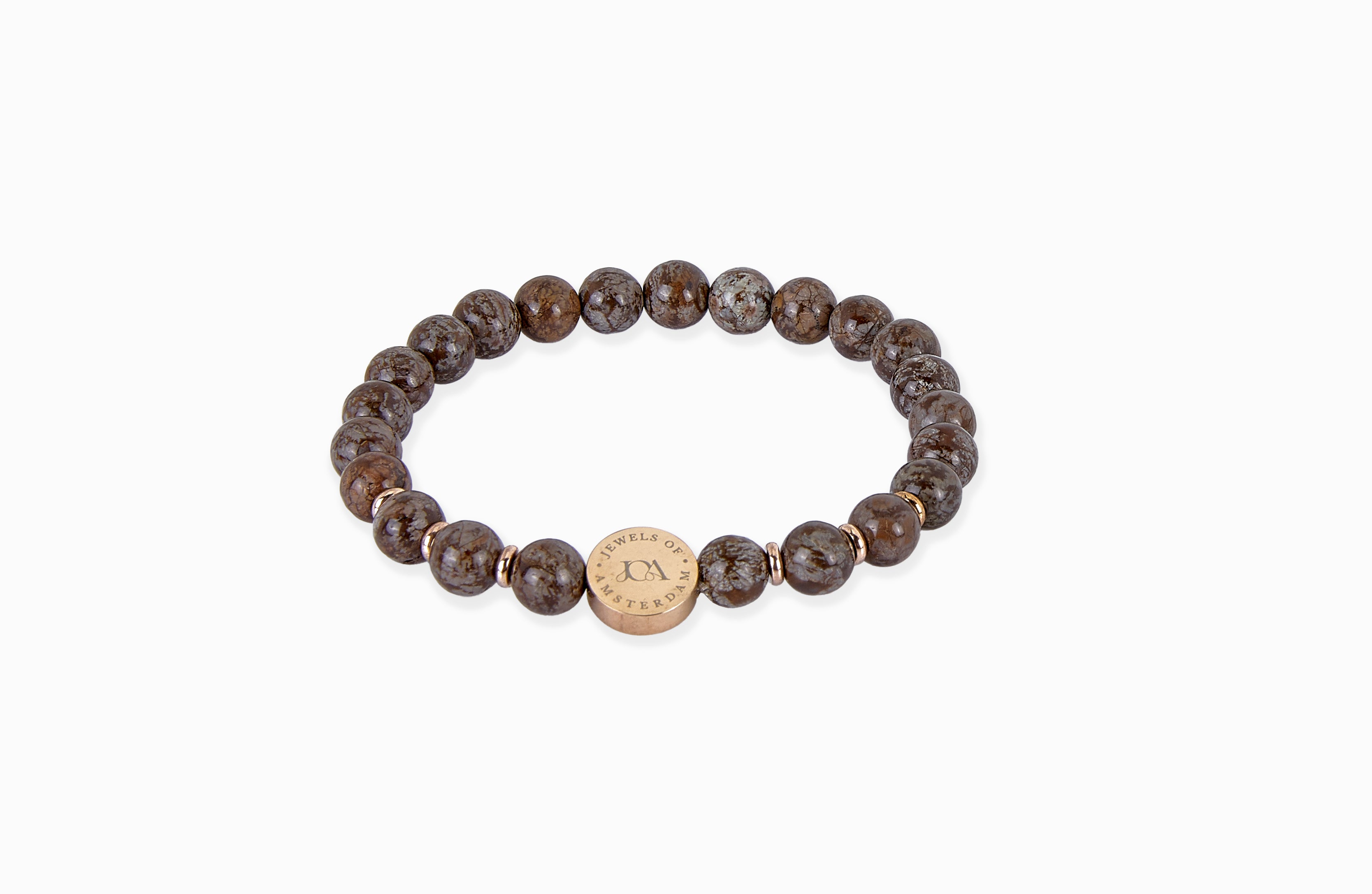 Obsidiaan armband - 6mm