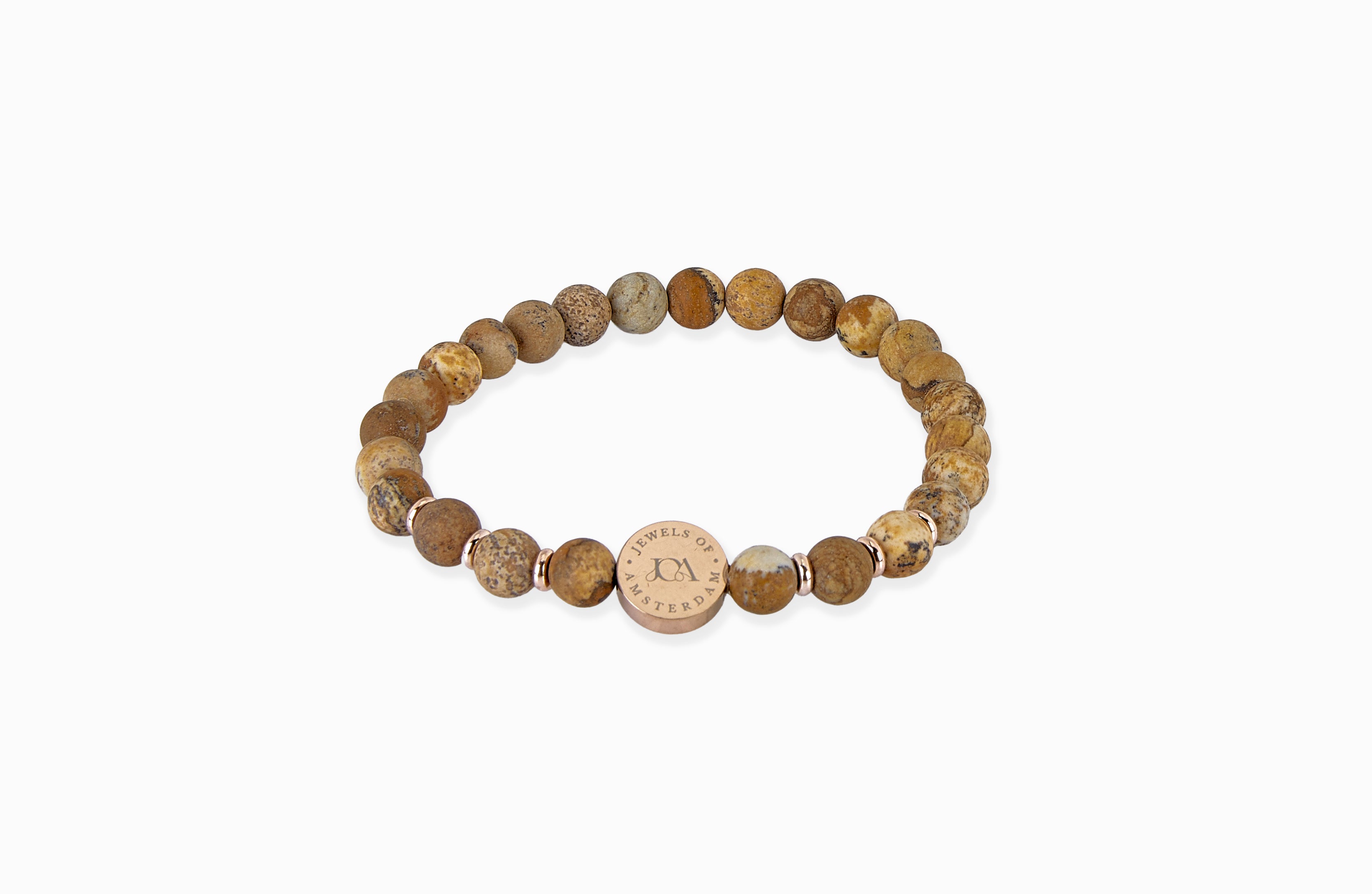 Unakite armband - 6mm