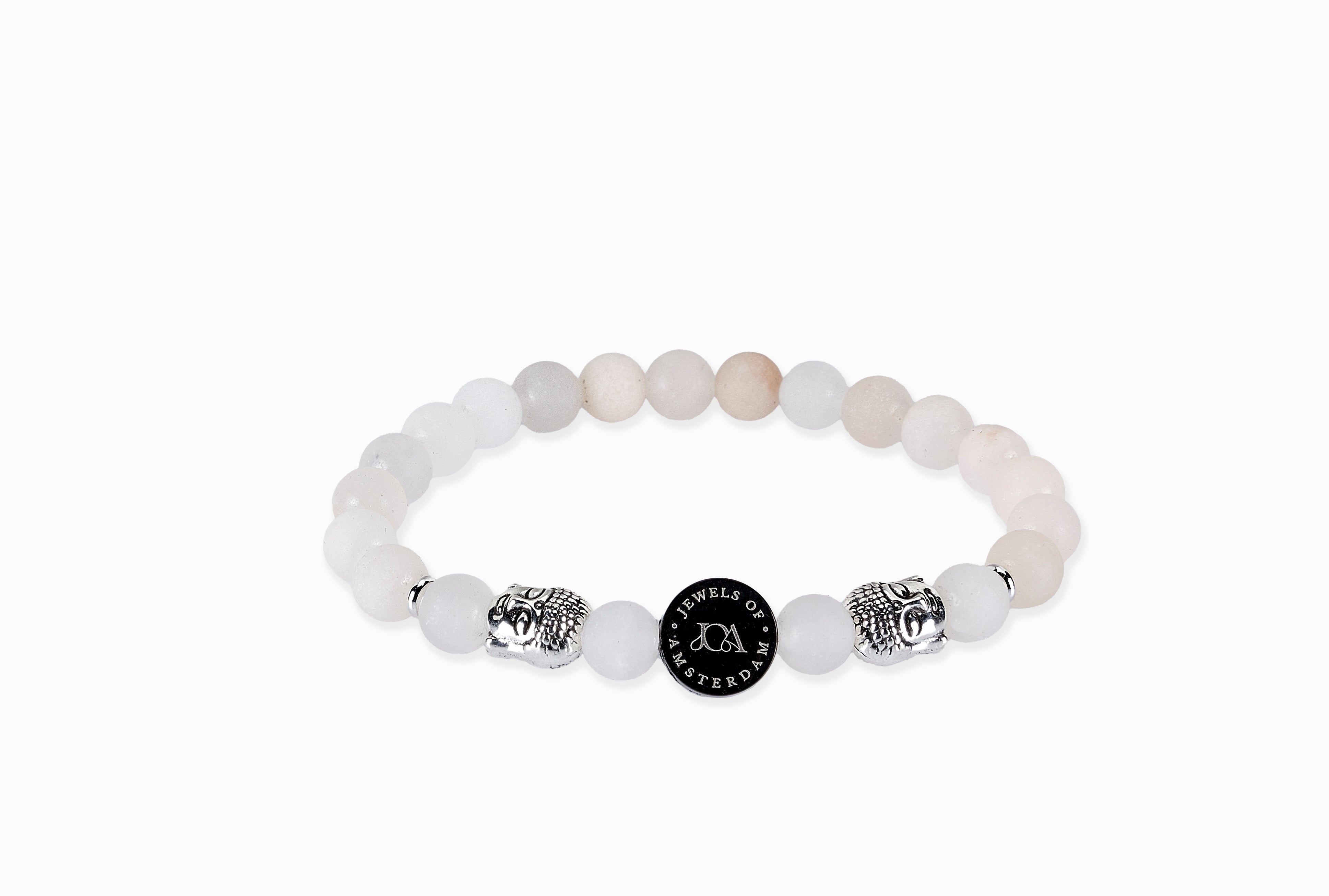 Amazoniet Boeddha armband - 6mm