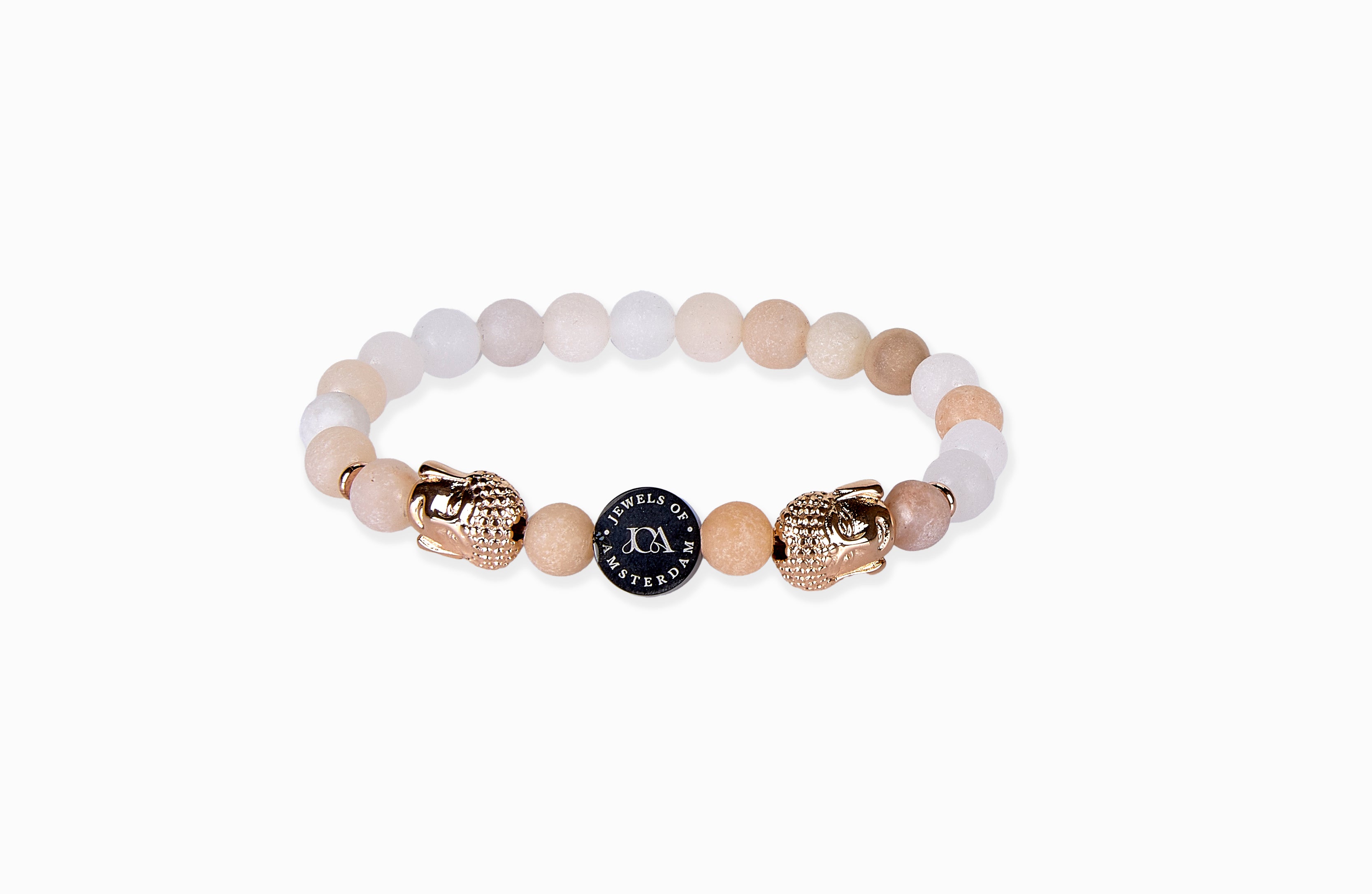 Amazoniet Boeddha armband - 6mm