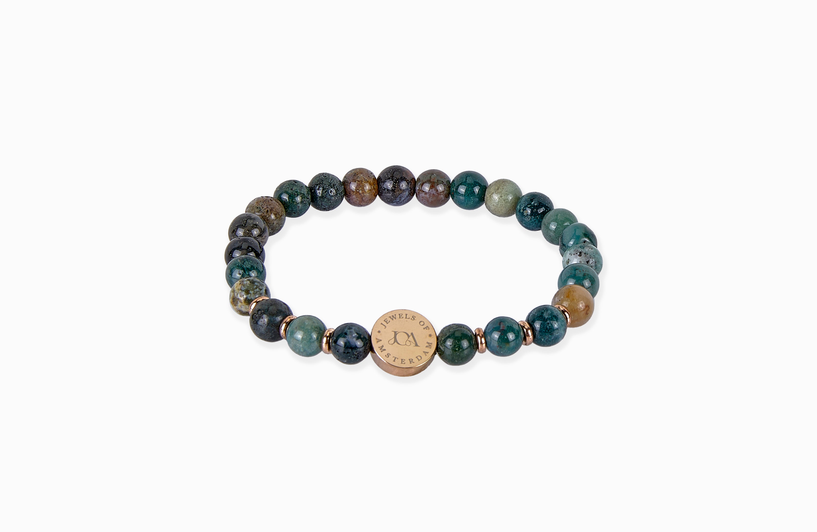 Lavasteen armband - 6mm