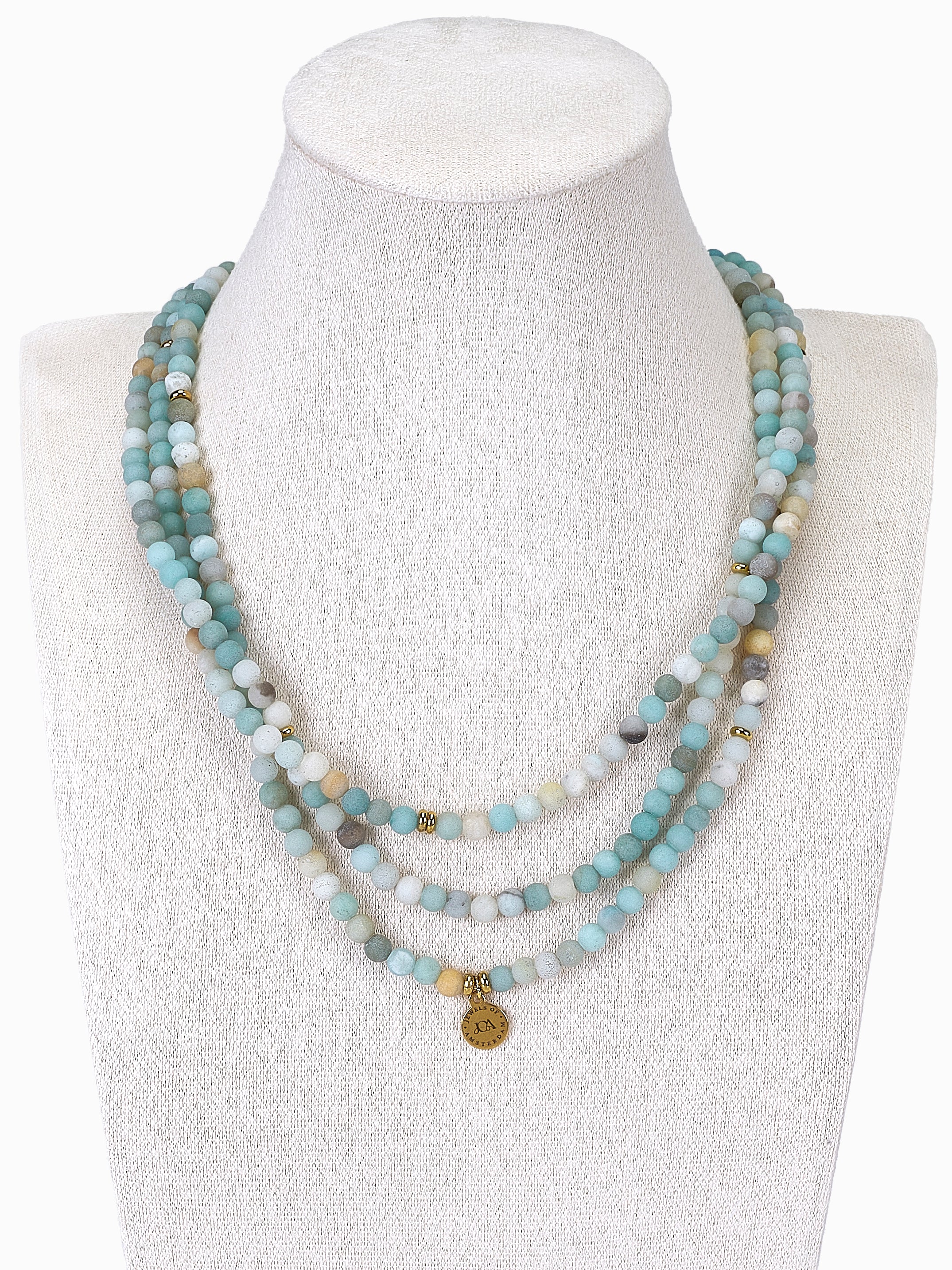Amazoniet ketting - 4mm