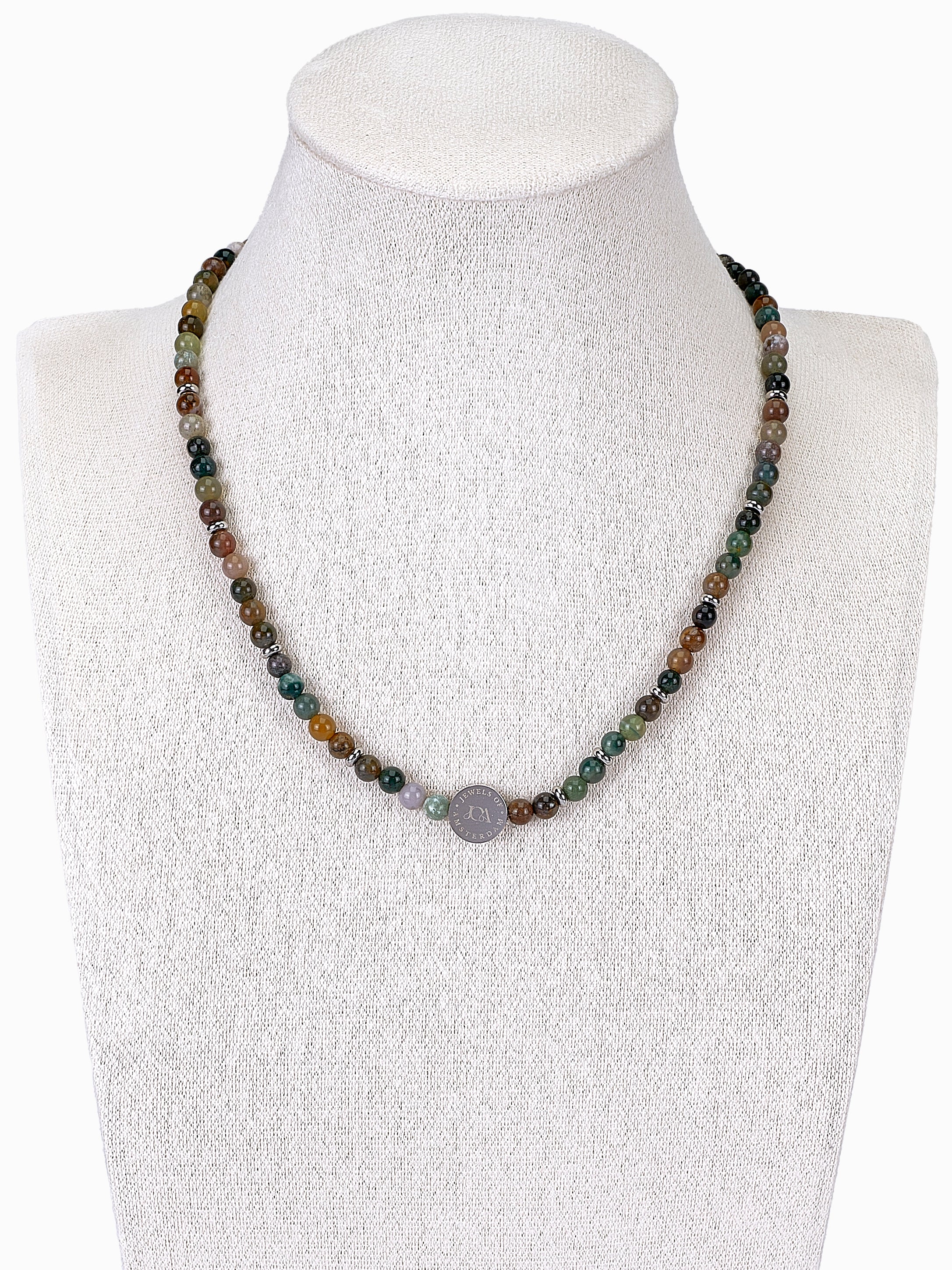 Groen malachiet ketting - 4mm