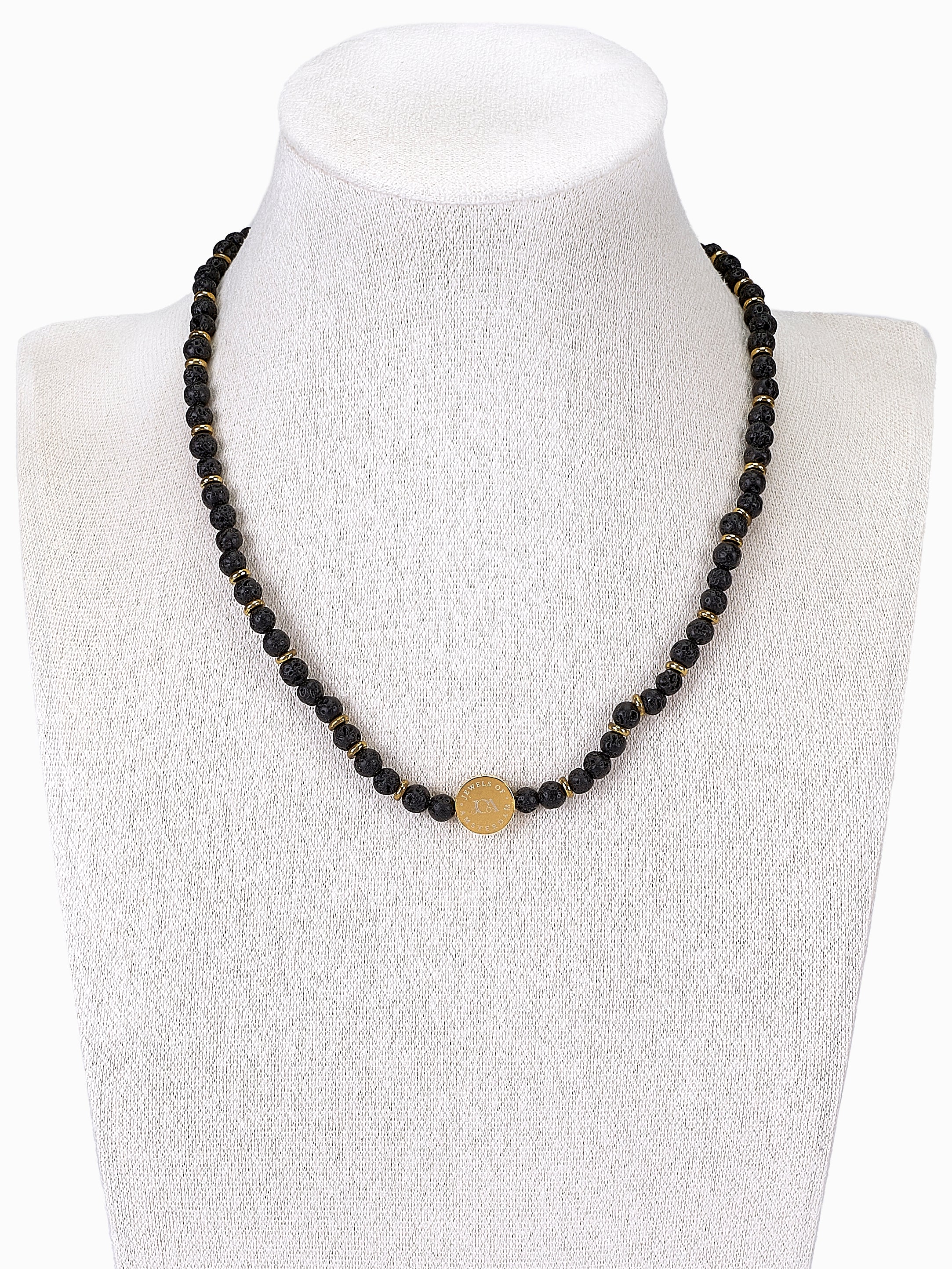 Oceaan Jaspis Ketting 4mm