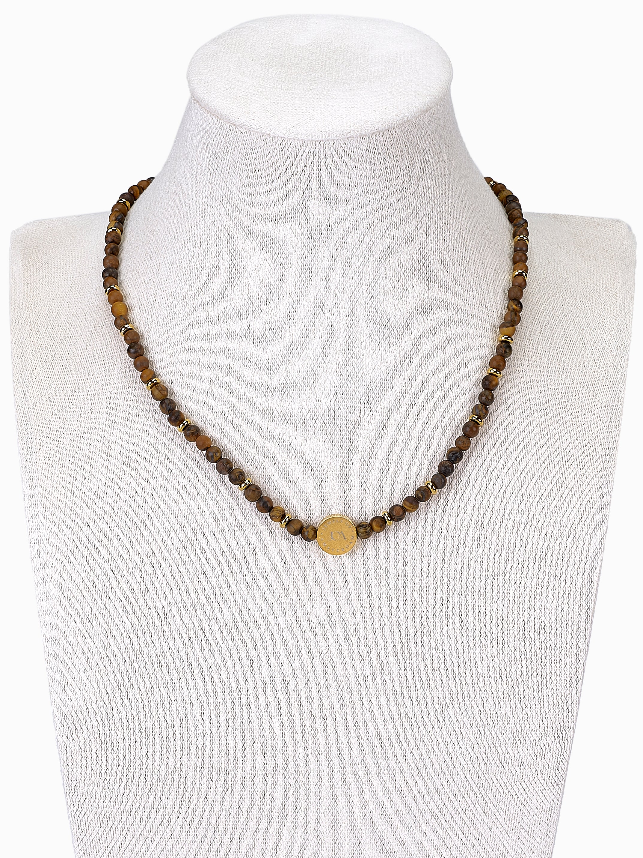 Groen malachiet ketting - 4mm