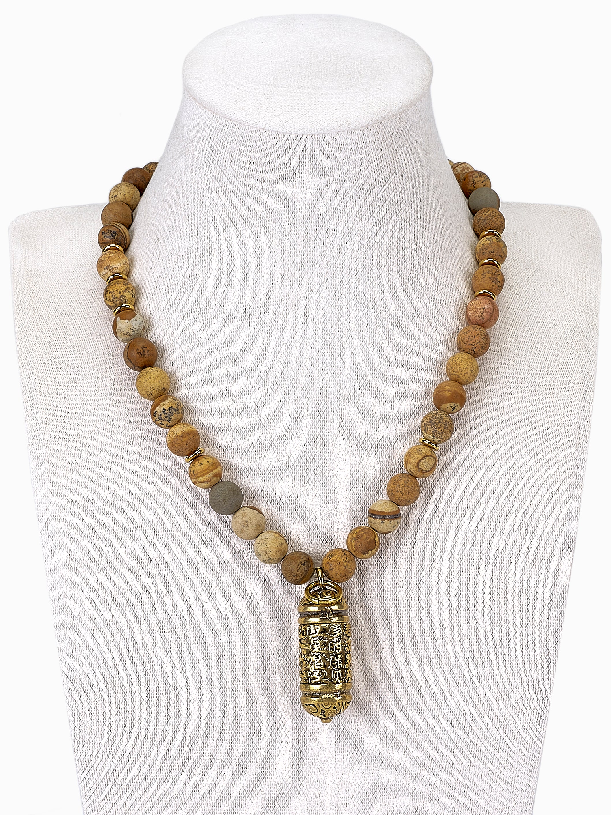 Indian Agaat Festival ketting