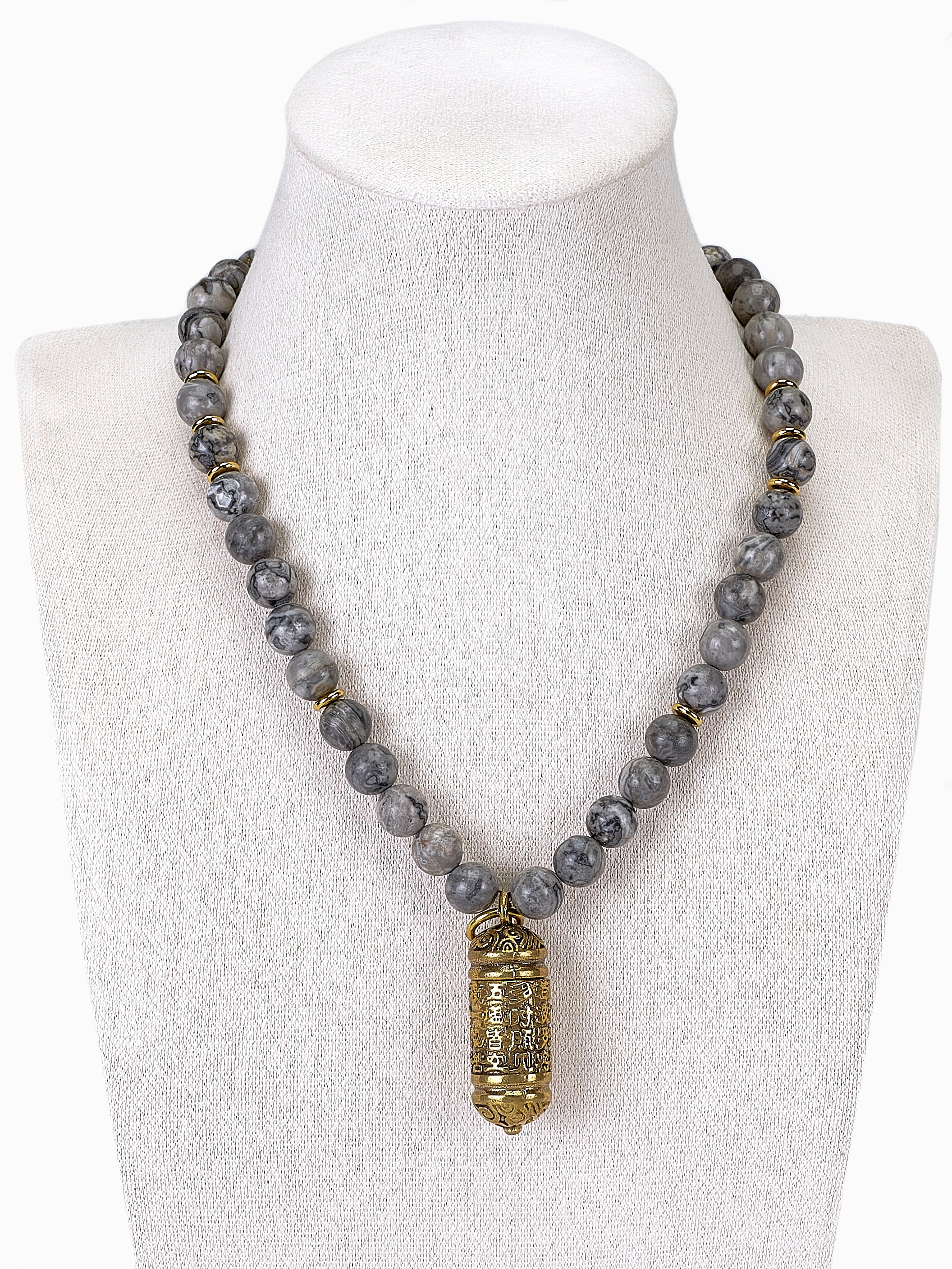 Indian Agaat Festival ketting