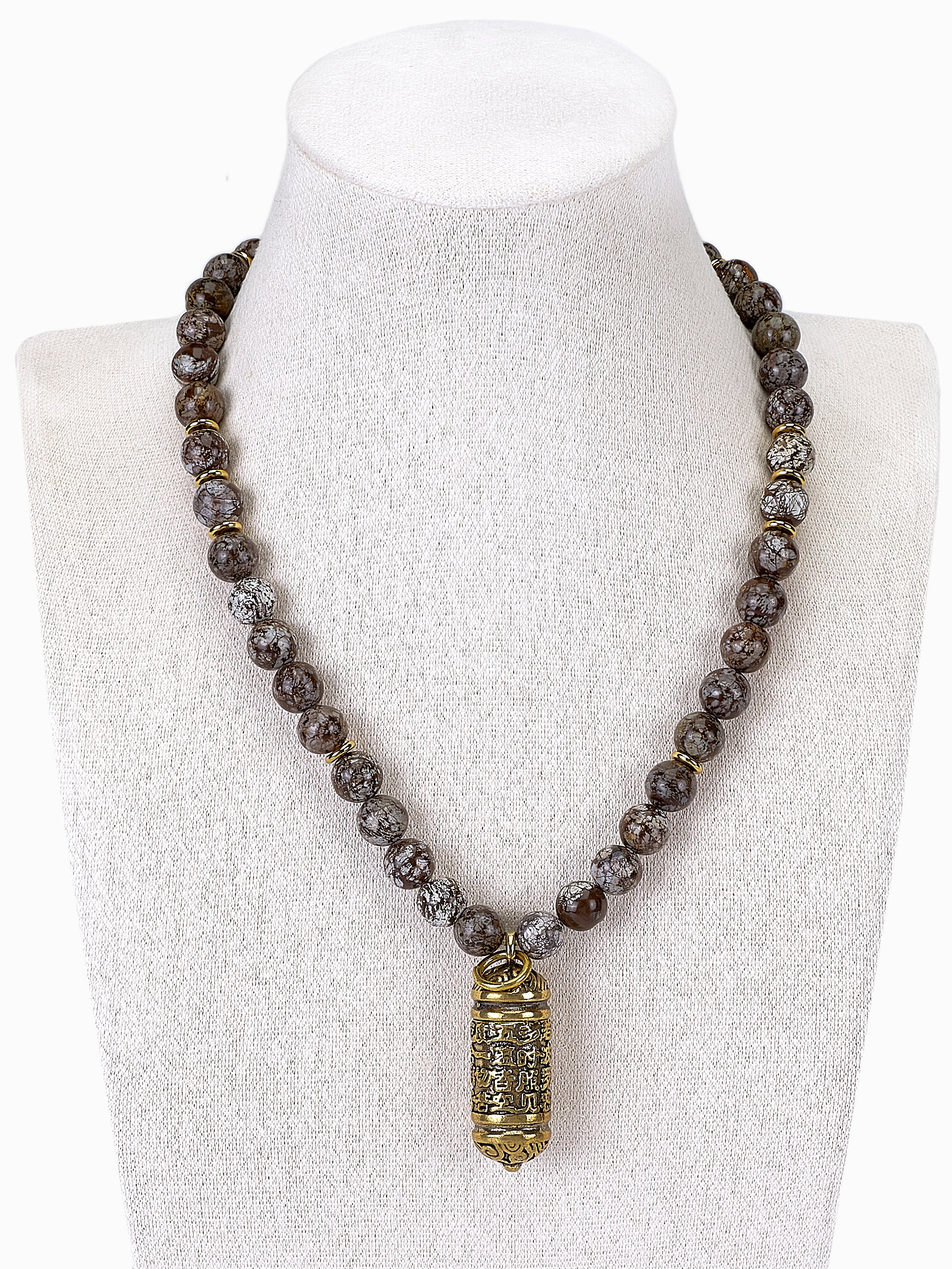 Indian Agaat Festival ketting