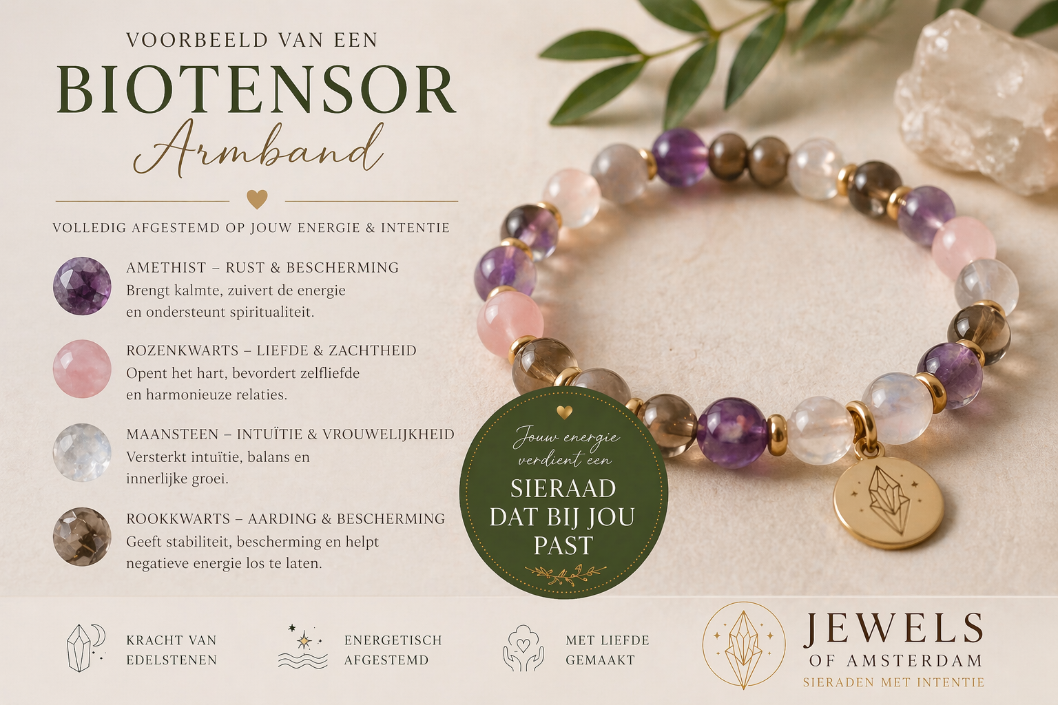 Biotensor sierraad op maat armband 2