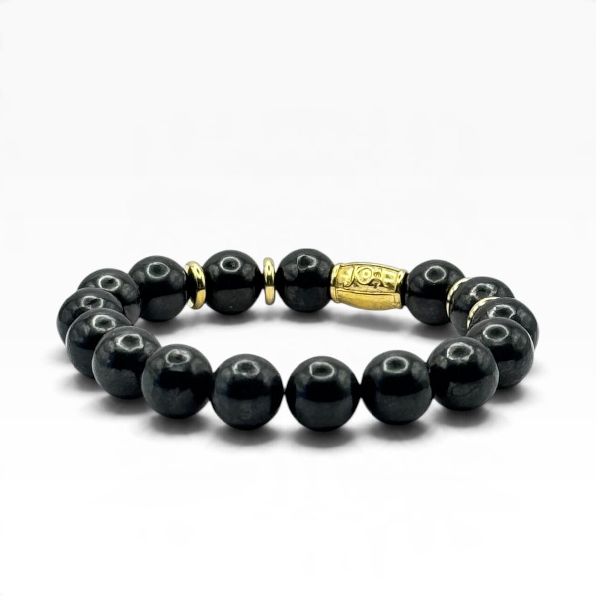 Shungiet armband 10mm