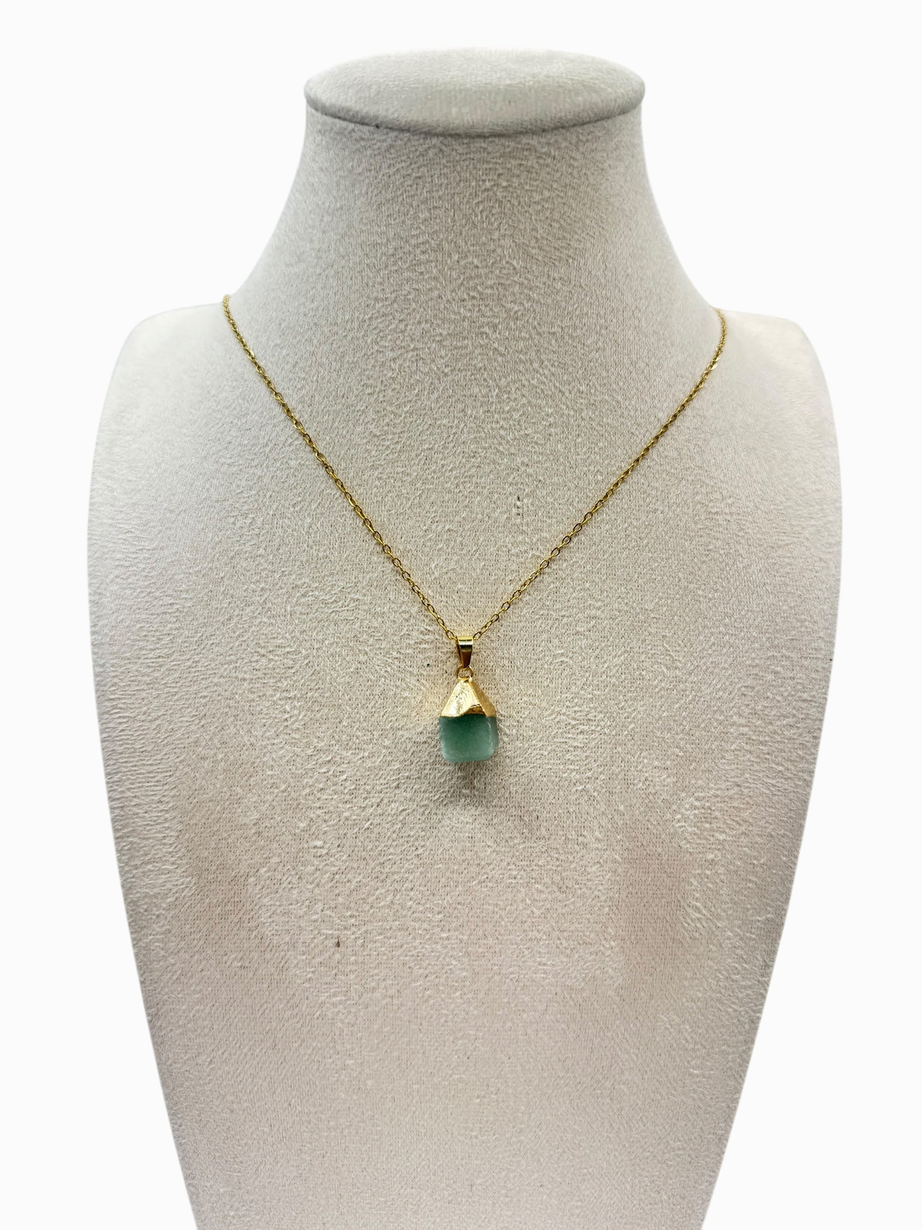 dames groen avonturen edelsteen ketting maand steen mei
