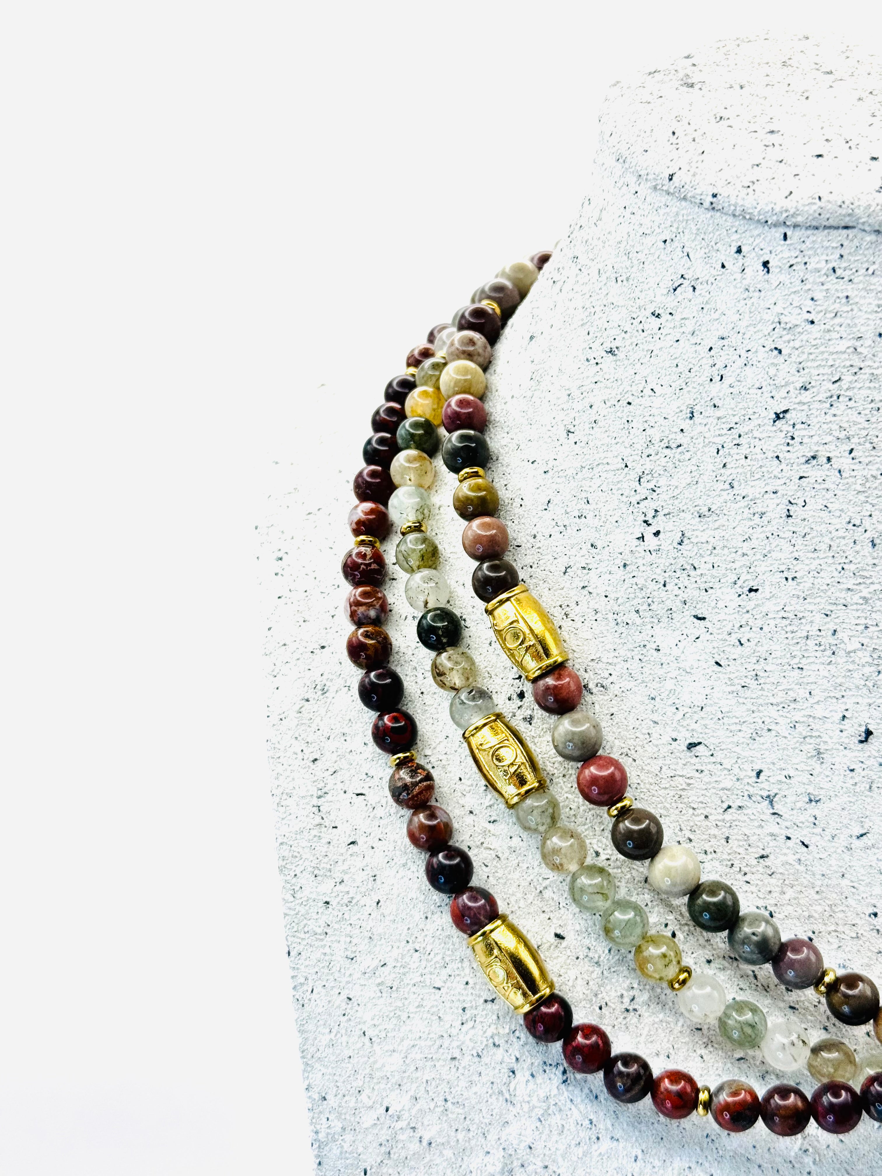 edelsteen kettingen glanzende set dames
