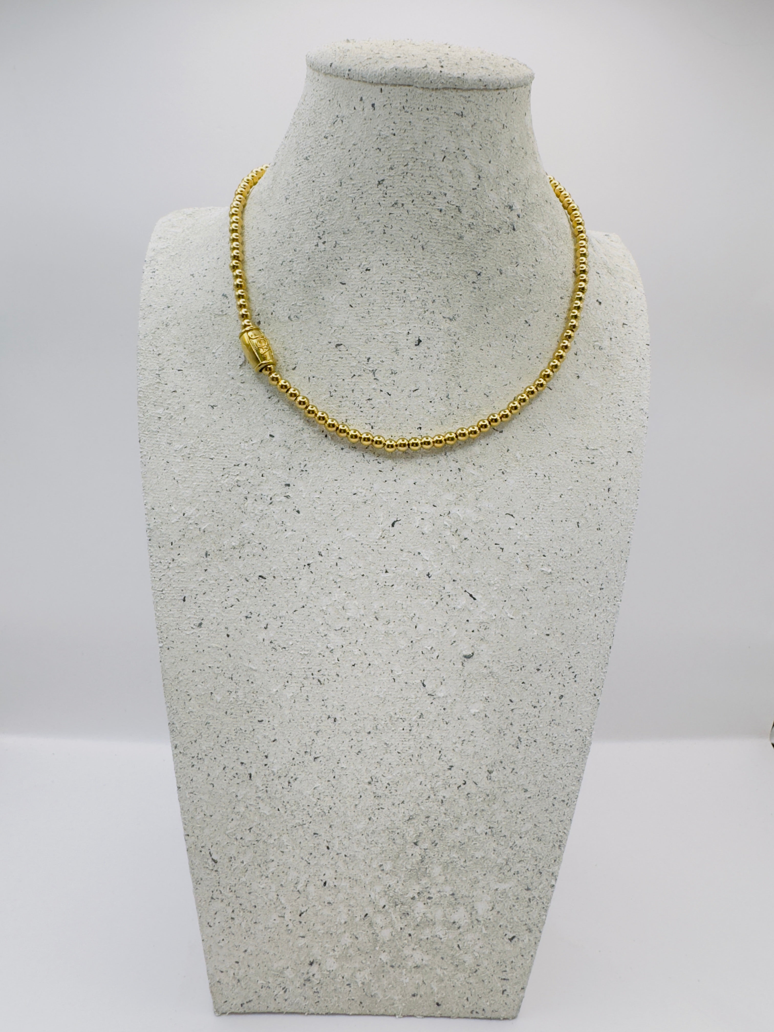 goud stainless steel ketting 4mm korting