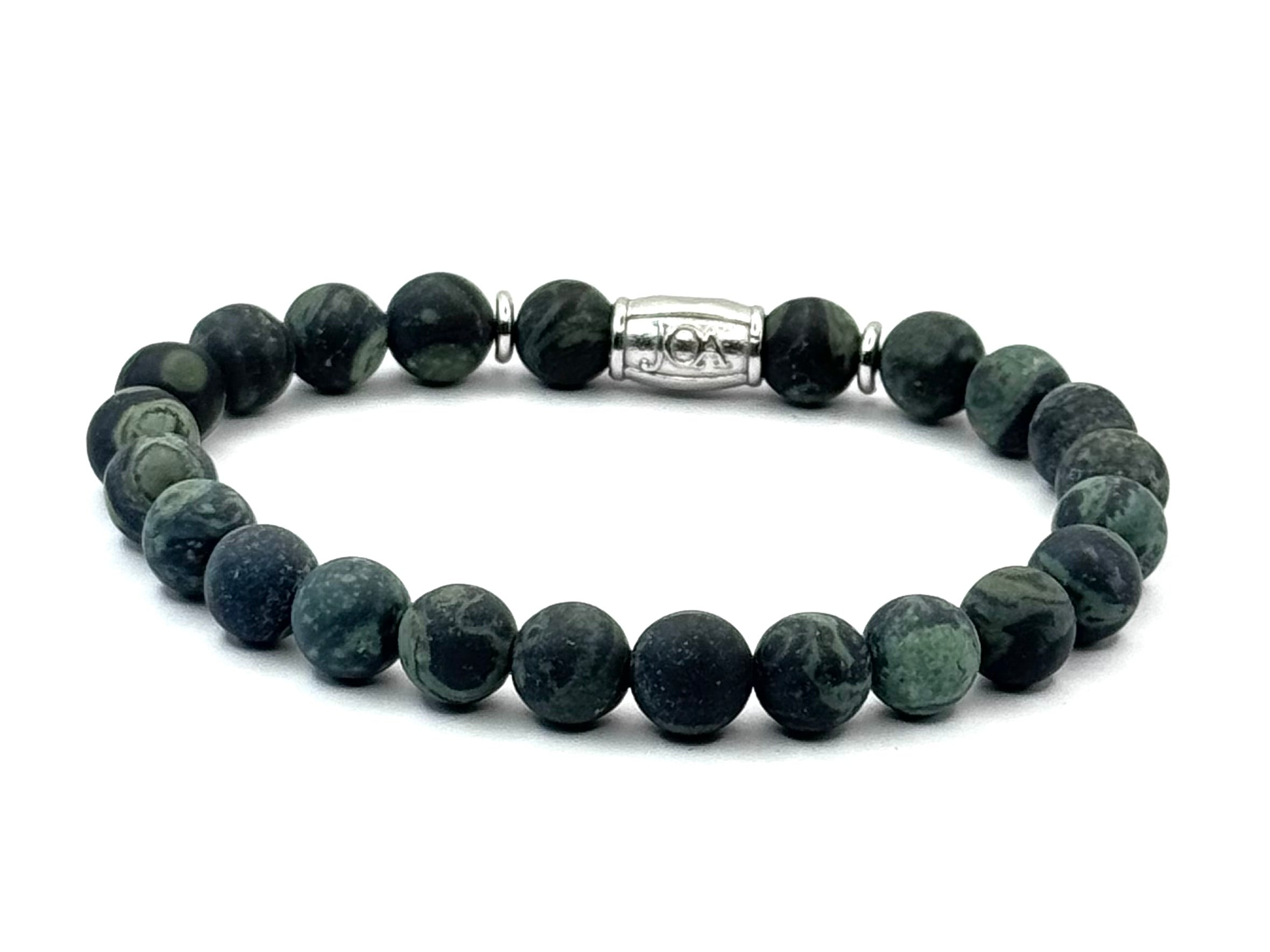 kambaba mat edelsteen armband 8mm