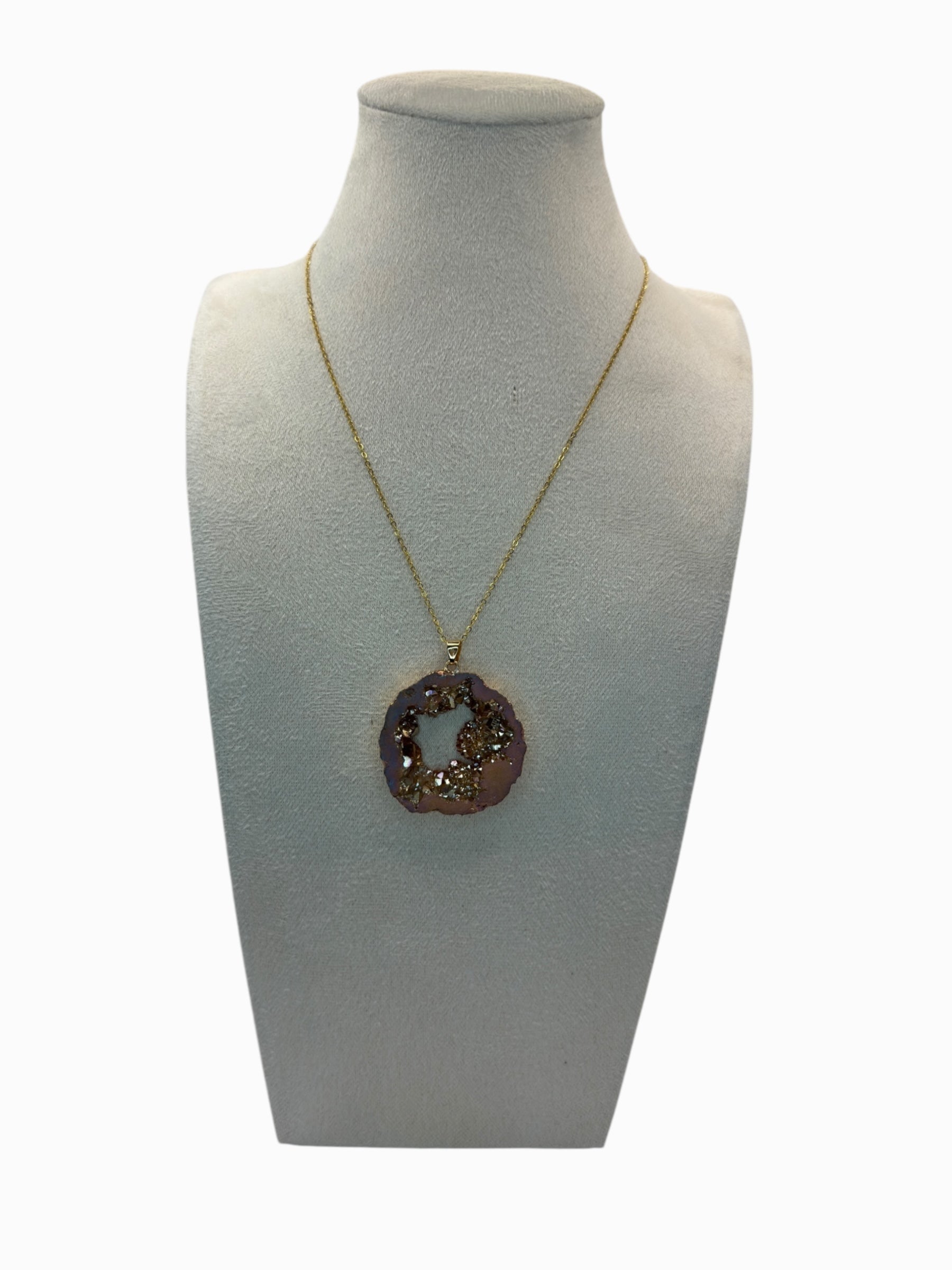 Paars Agaat ketting
