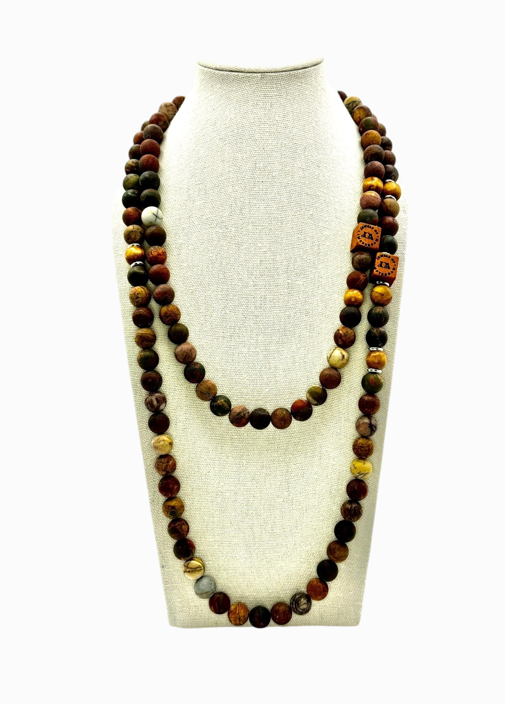 Picasso Jaspis ketting - 10mm