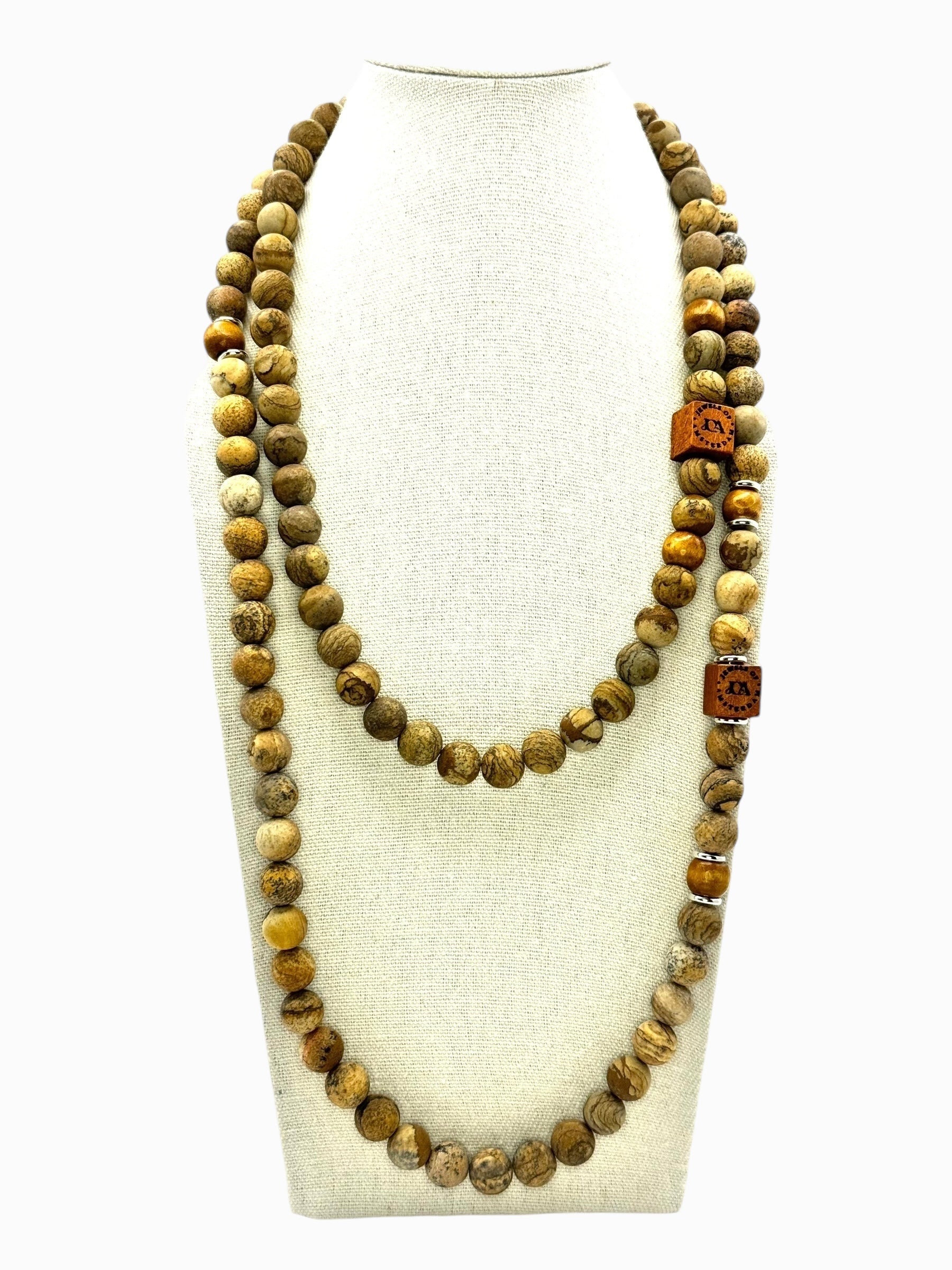 Picasso Jaspis ketting - 10mm