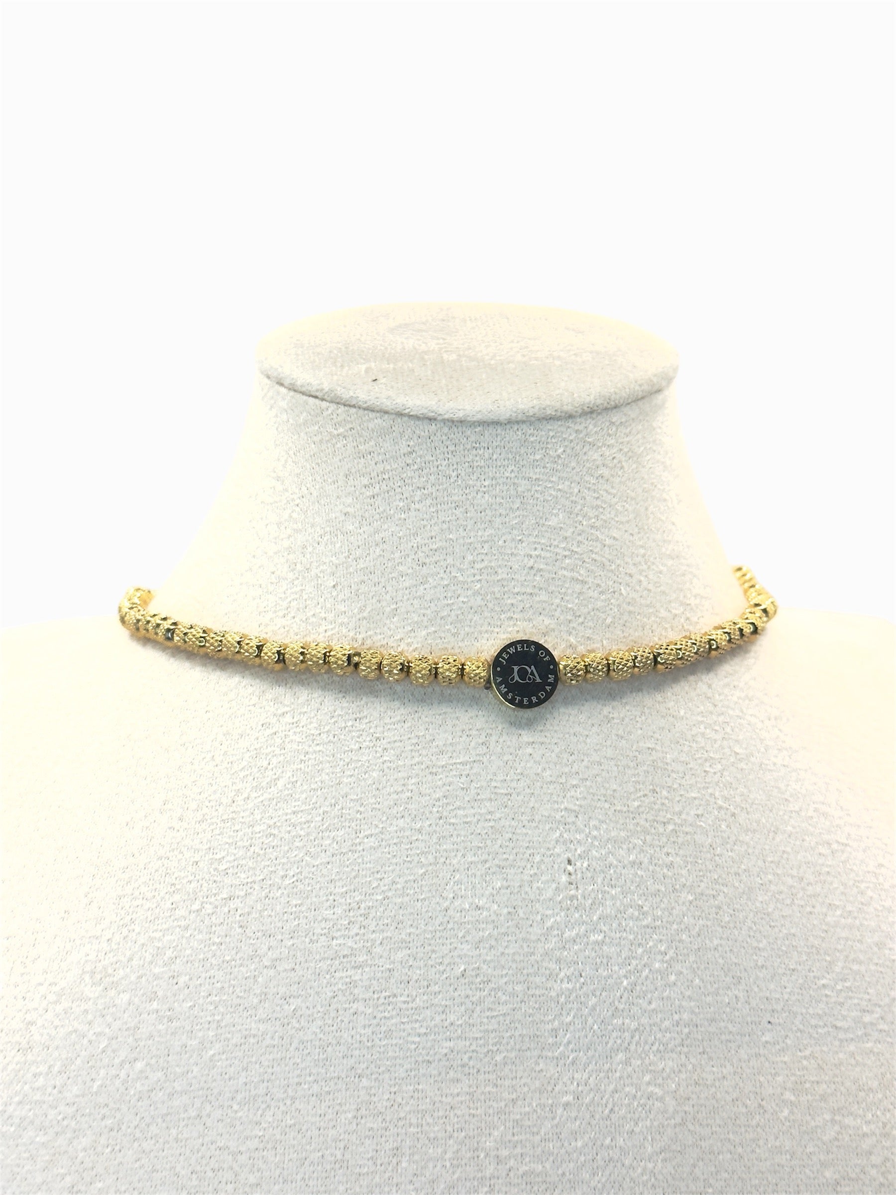 dames stainless steel ketting goud