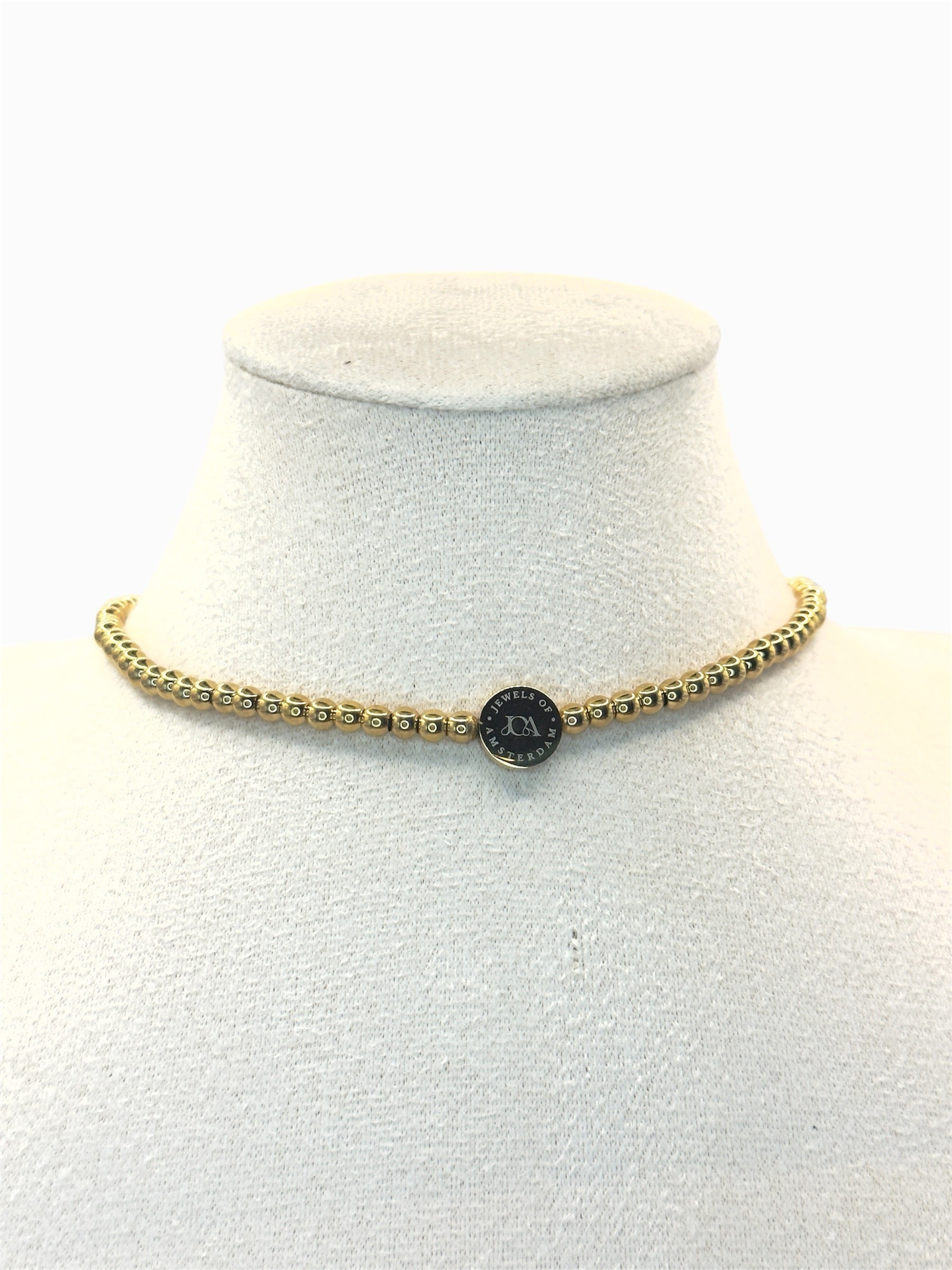 dames stainless steel ketting goud