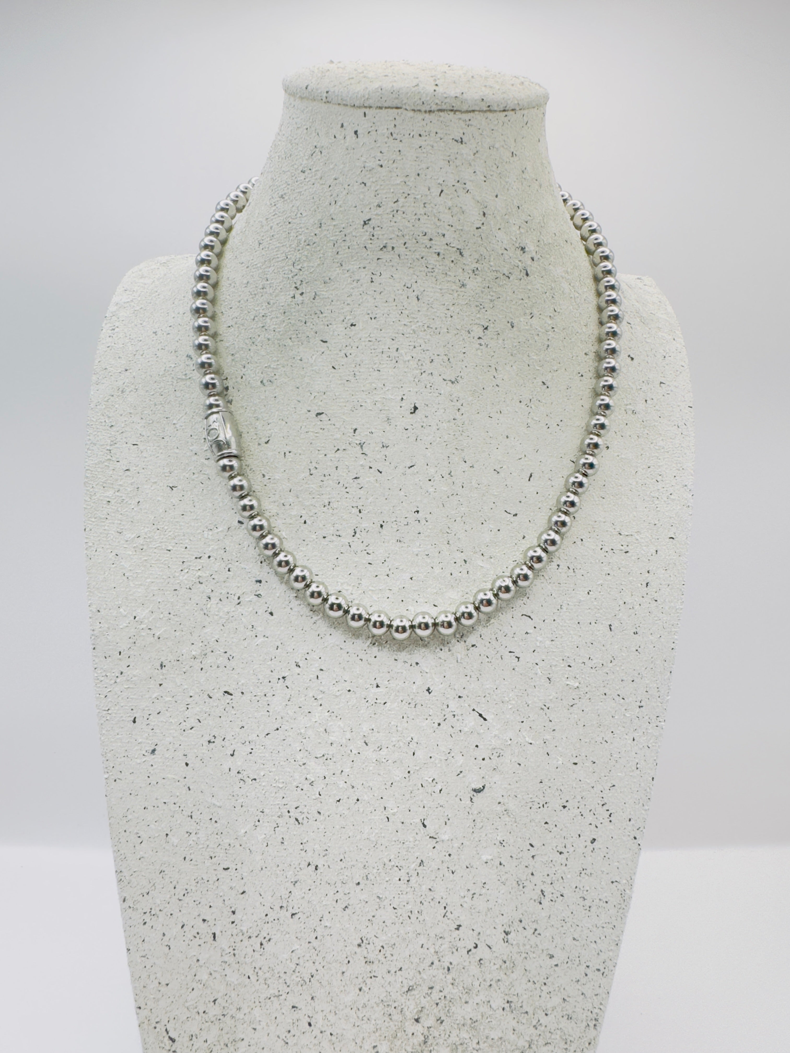 dames zilver stainless steel ketting