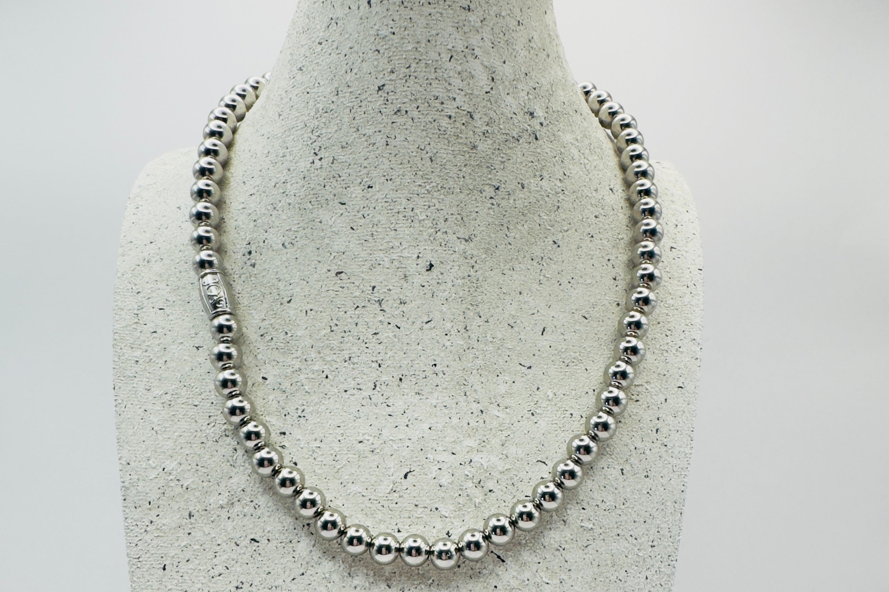 Dames zilveren stainless steel ketting