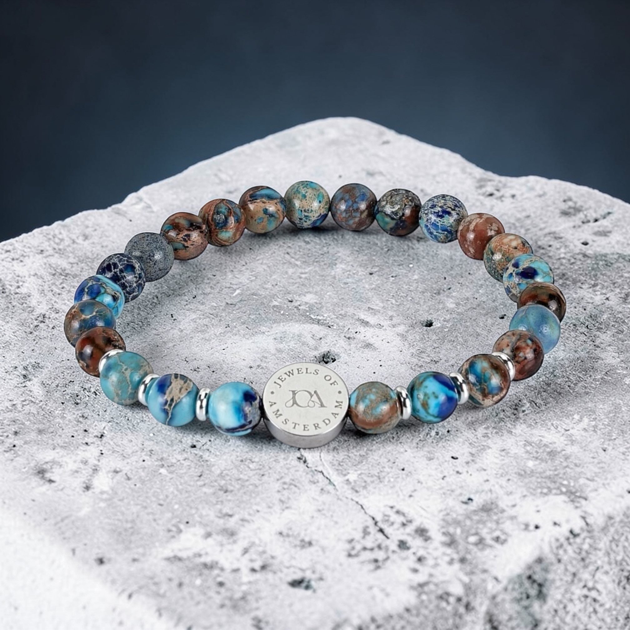 Oceaan jaspis armband