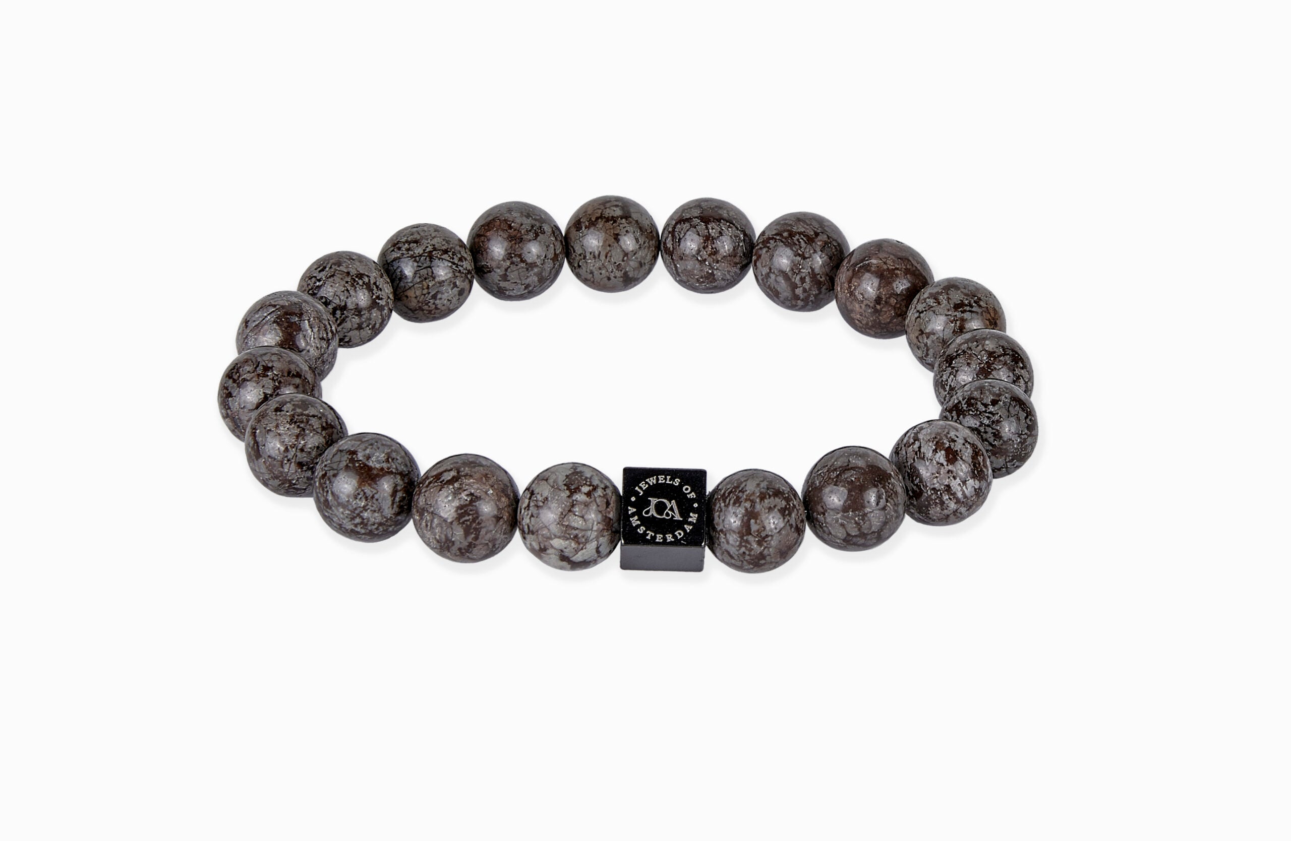 heren obsidiaan edelsteen armband