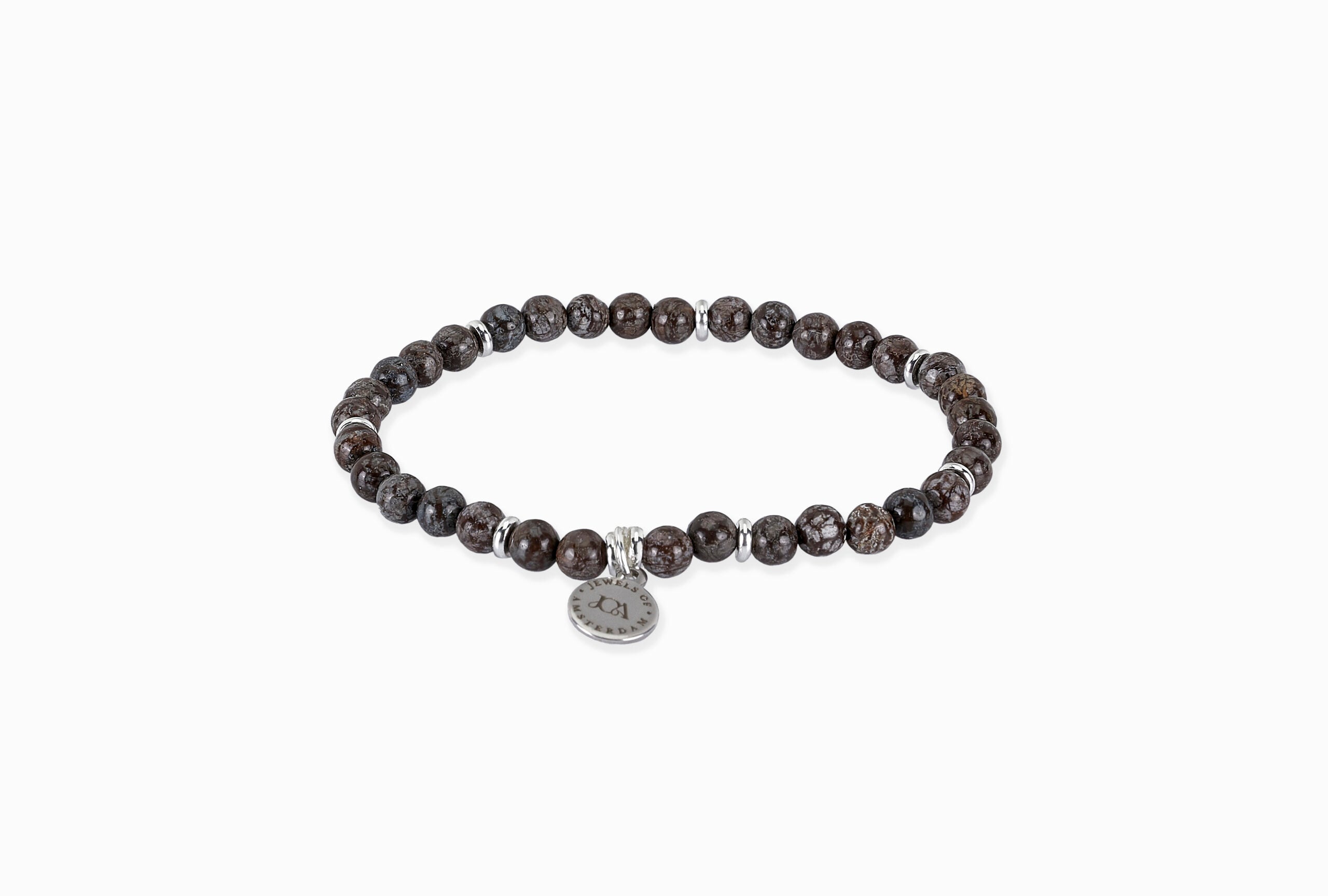subtiel dames obsidiaan edelsteen armband