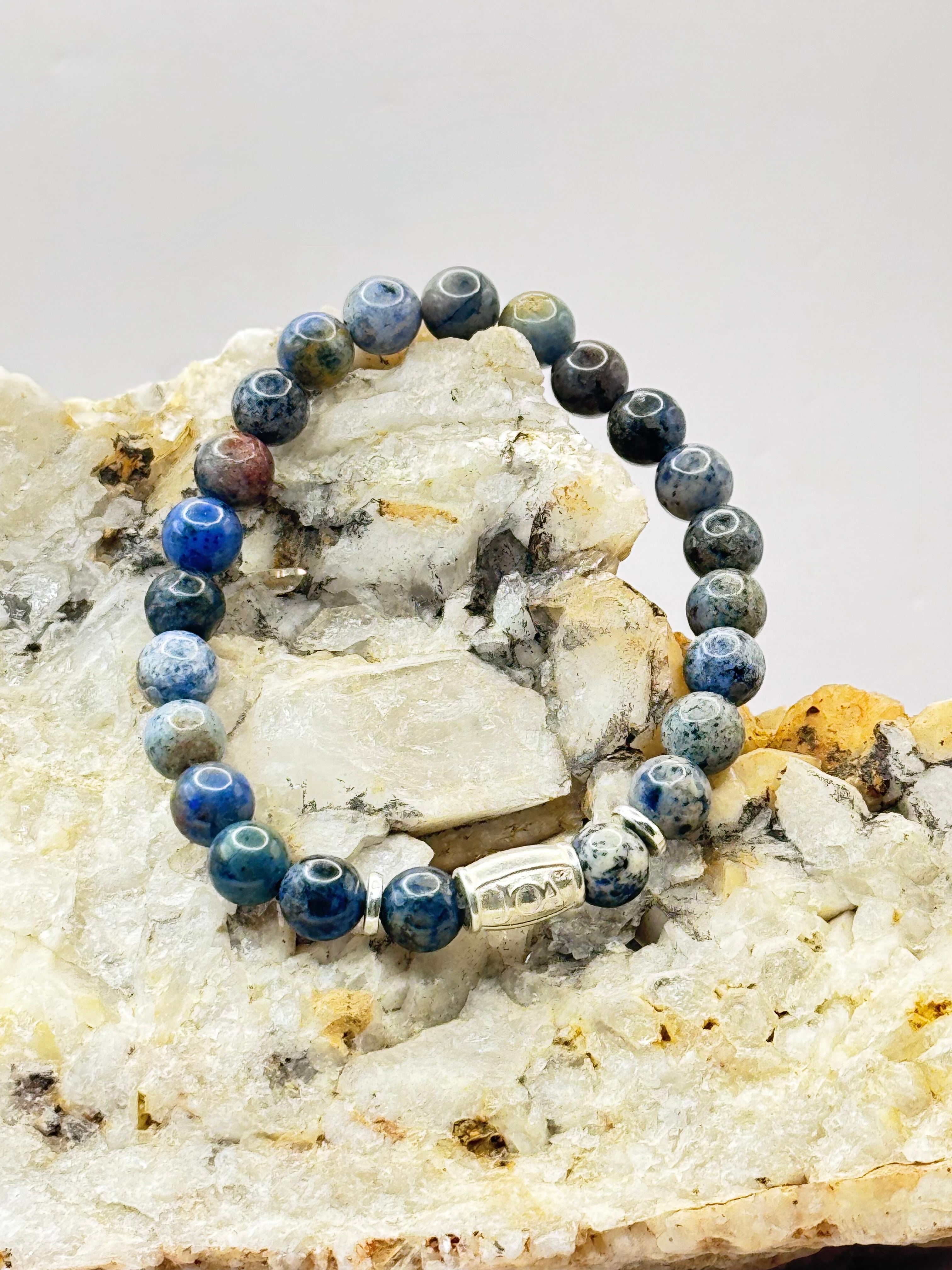 925 sterling zilveren armband met sodaliet